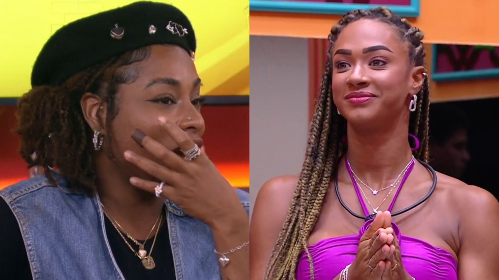 Fora do BBB 25, Thamiris abre o jogo sobre beijo em Aline