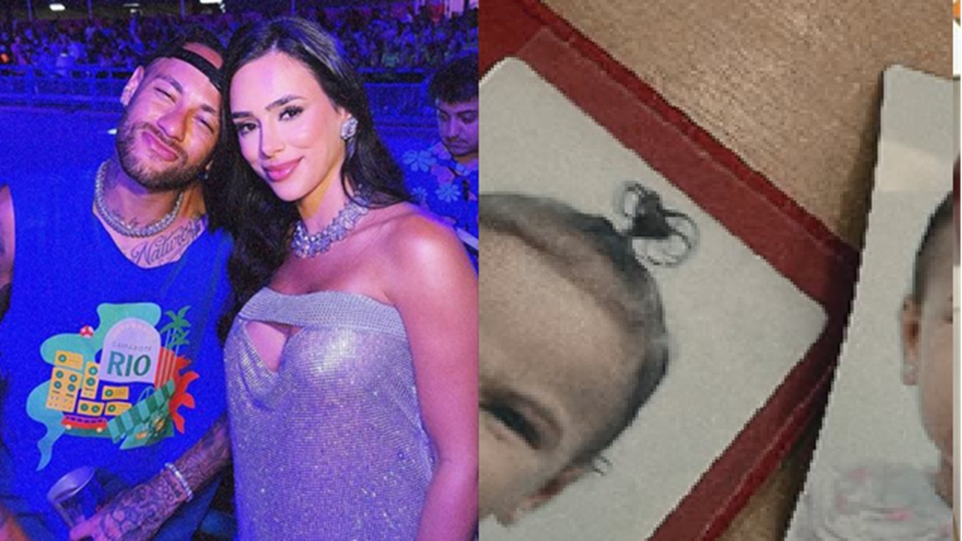 Filha de Neymar Jr. e Bruna Biancardi esbanja fofura em fotos 3×4