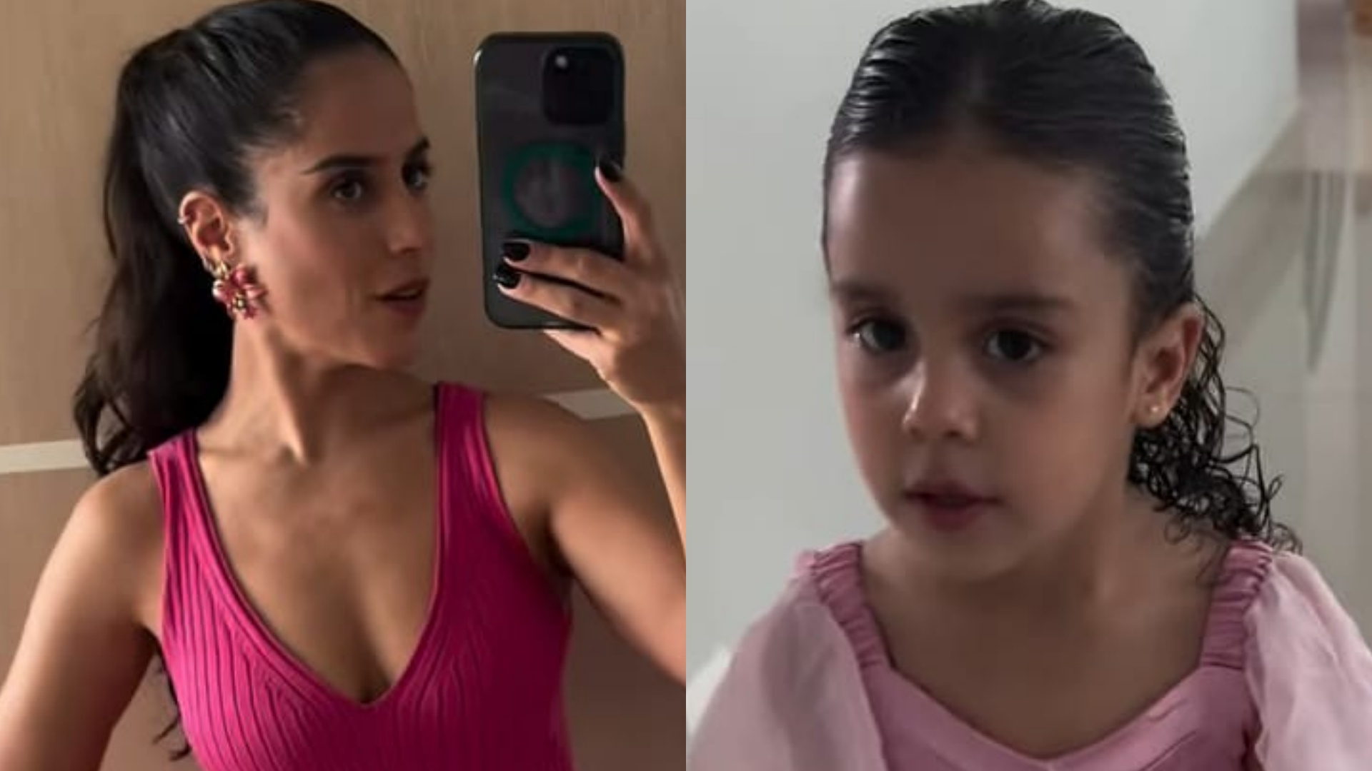 Camilla Camargo exibe look da filha para festa de aniversário: ‘Tá linda’
