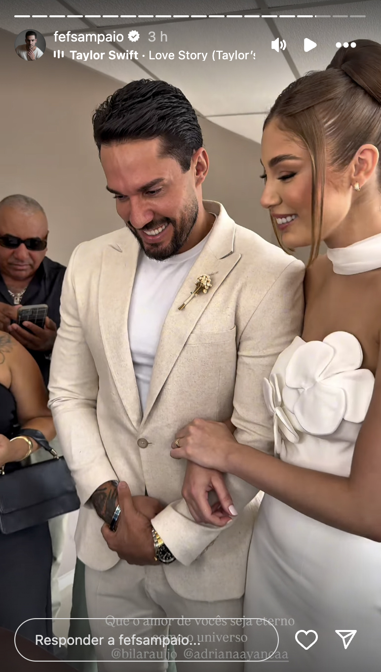 Casamento de Bil Araújo e Adriana Yanca - Foto: Reprodução / Instagram