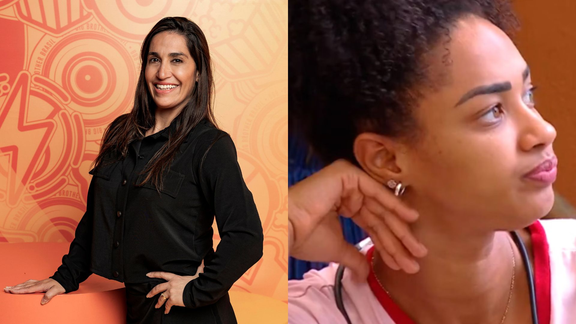 BBB 25: Daniele Hypolito se desentende com Vitória Strada e Aline por causa de mercado
