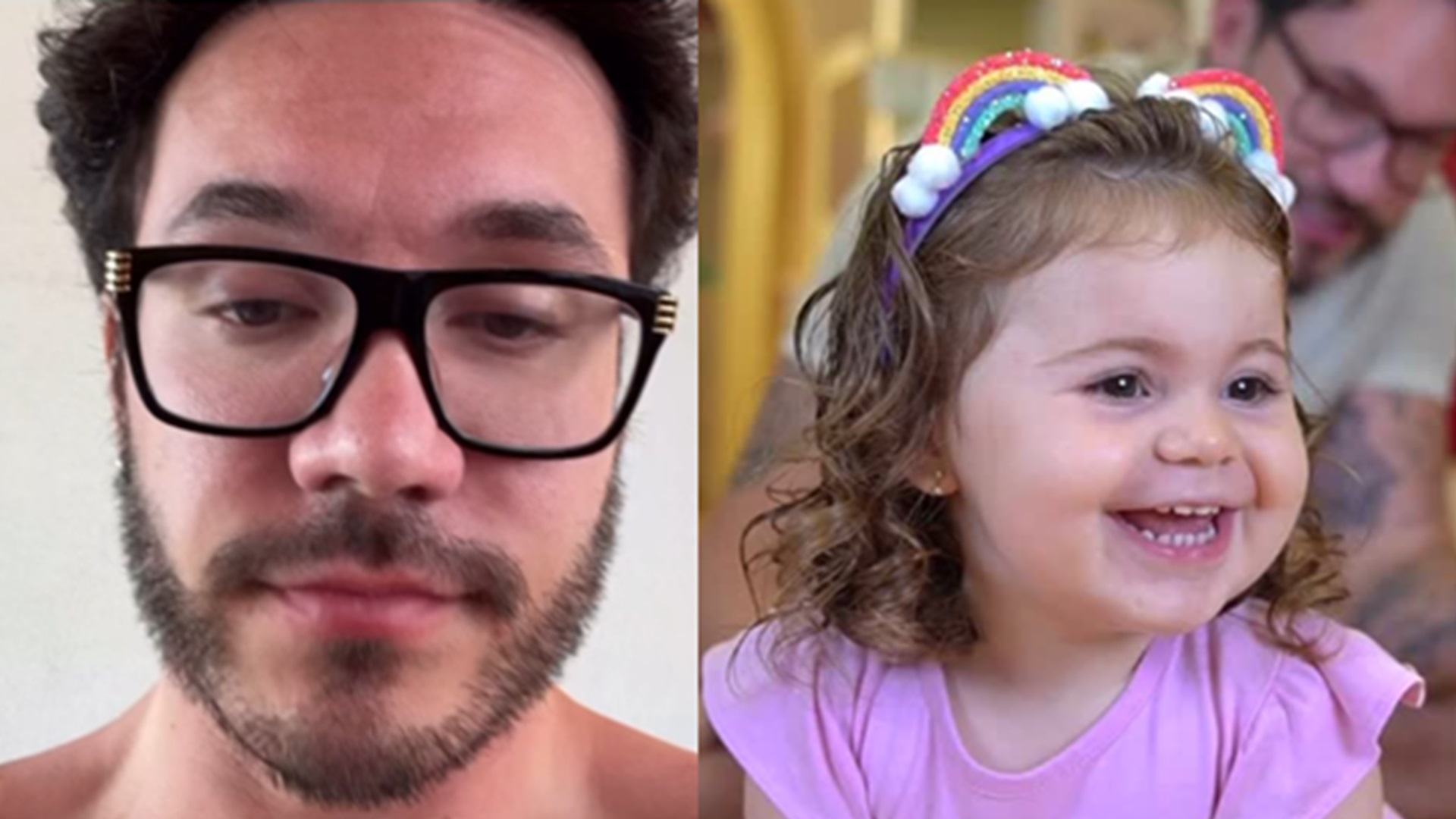 Eliezer comenta sobre desenvolvimento da filha, Lua: ‘Começou a dar sinais’