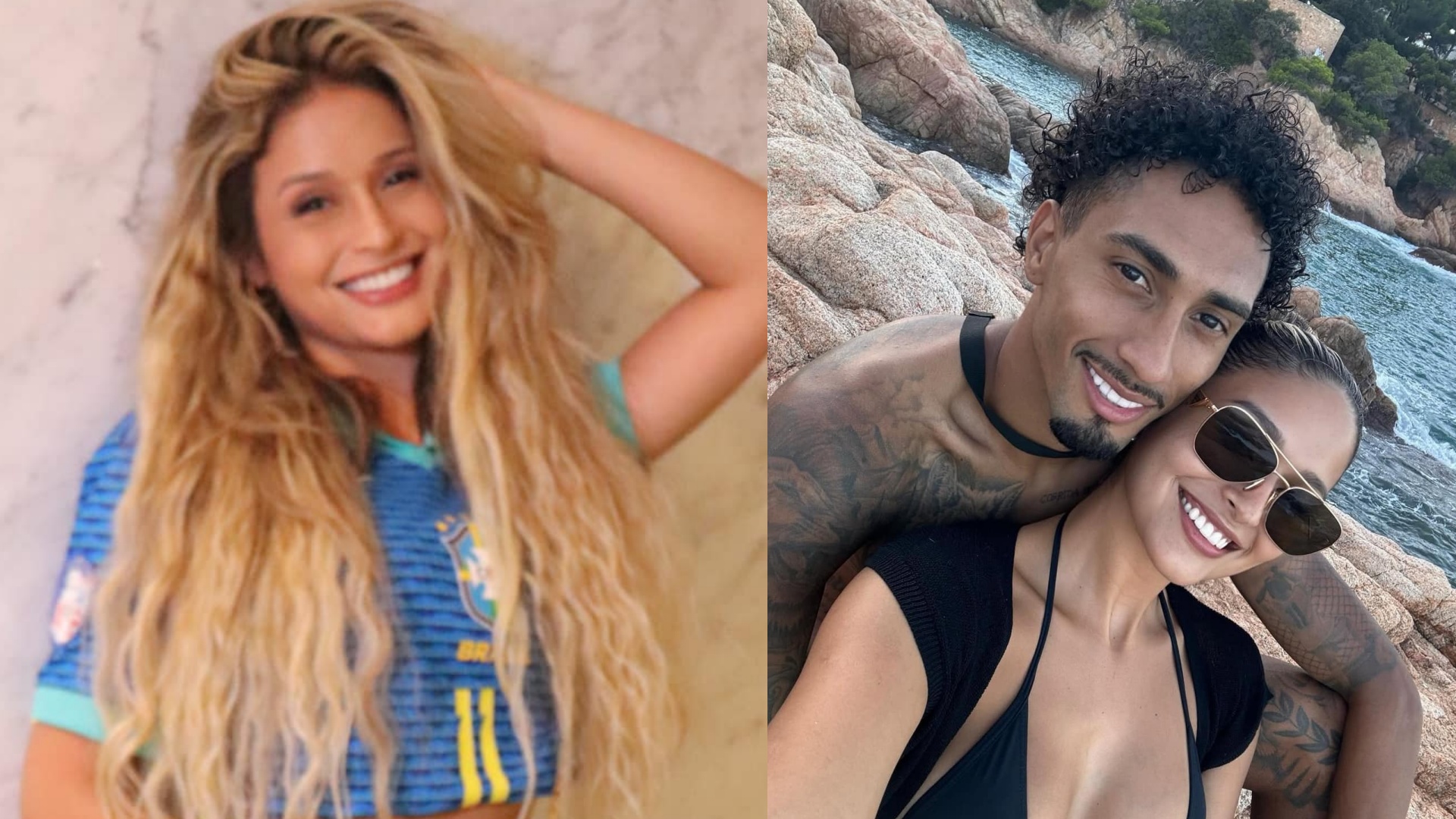 Esposa de Raphinha, da Seleção, revela mensagem que manda para ele antes de jogo