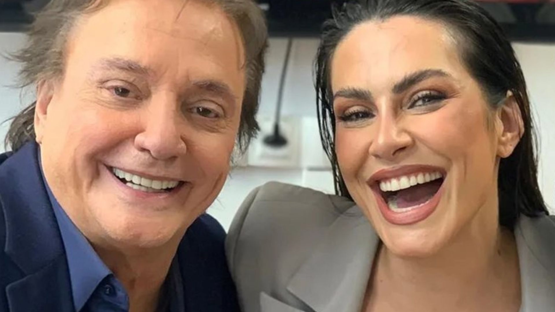 Fábio Jr. resgata foto com Cleo na infância e surpreende com antes e depois