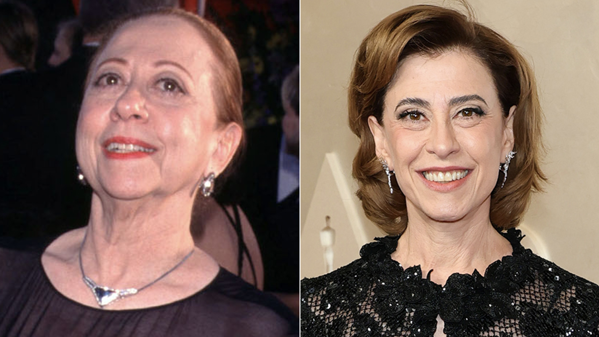 Compare os looks de Fernanda Montenegro e Fernanda Torres no Oscar