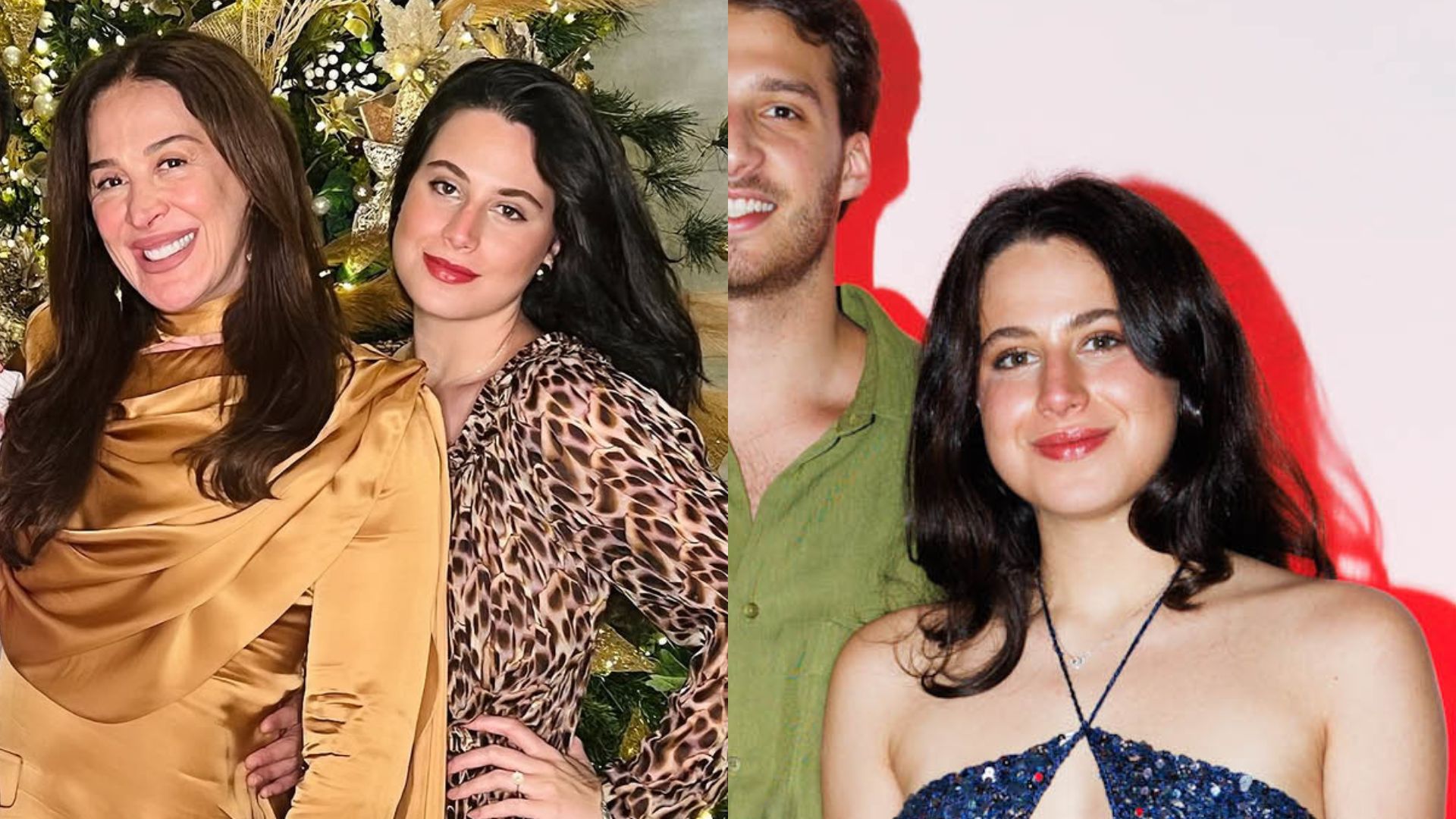 Discreta, filha de Claudia Raia faz rara aparição com o namorado em festa no Rio