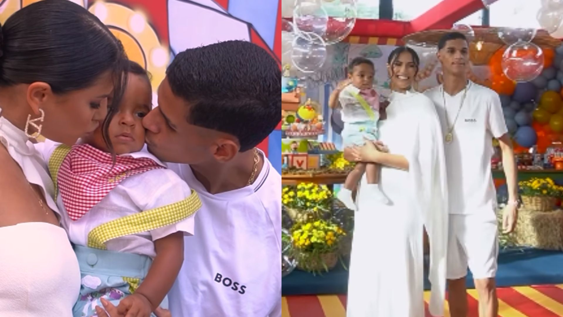 Filho de Luva de Pedreiro celebra aniversário de 1 ano em festão temático