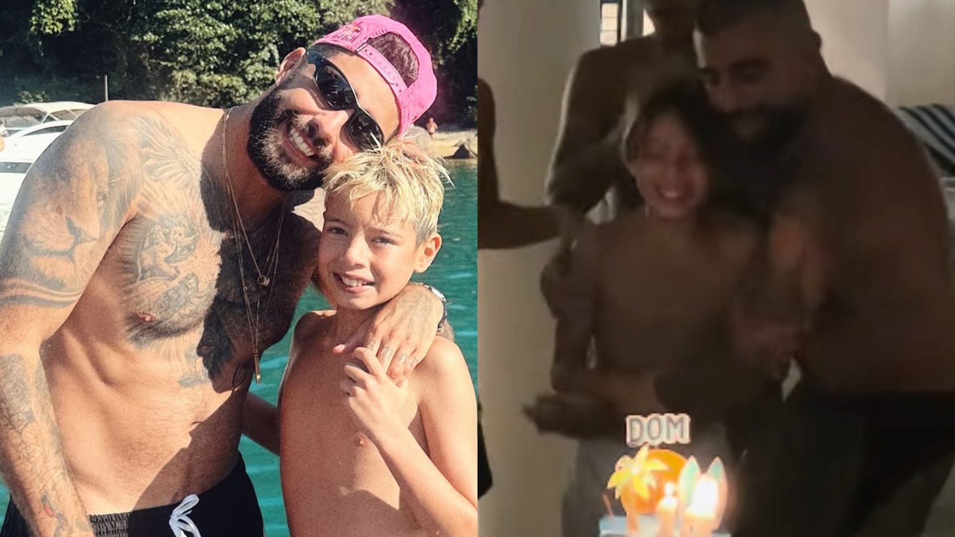 Filho de Luana Piovani e Pedro Scooby ganha ‘bolinho simples’ em aniversário
