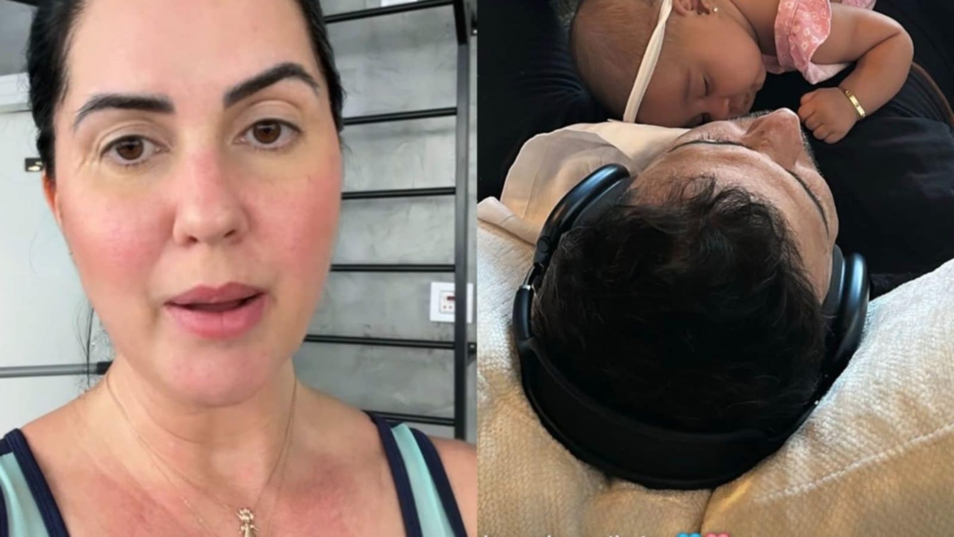 Graciele Lacerda encanta ao mostrar Zezé dormindo com a filha: ‘Curtindo’