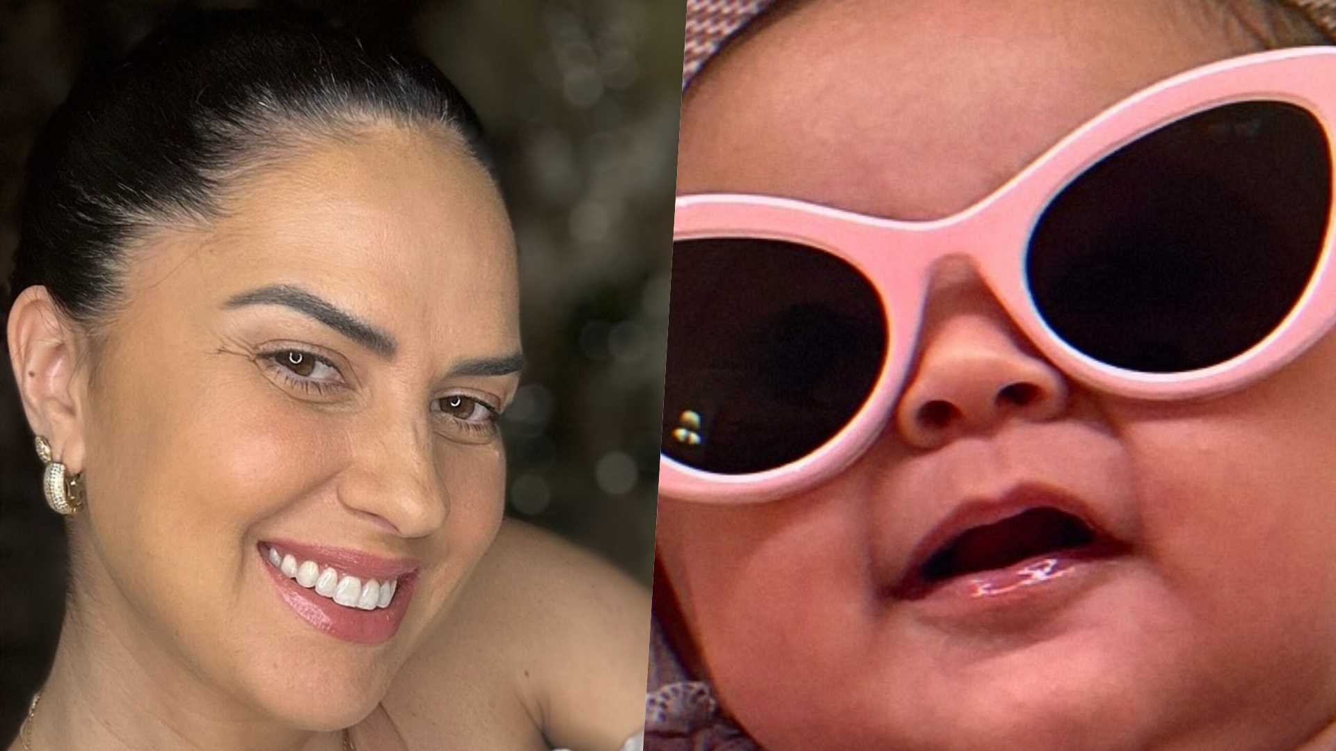 Filha de Graciele Lacerda rouba a cena ao surgir de óculos escuros