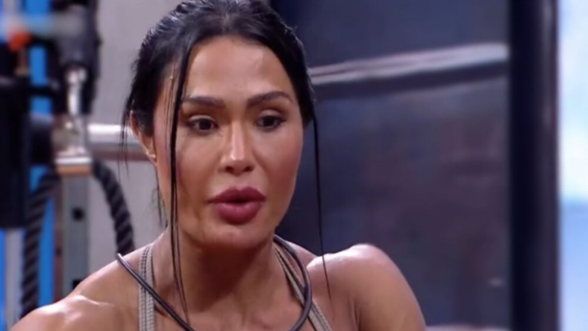 BBB 25: Gracyanne Barbosa questiona brother sobre possível indicação ao paredão