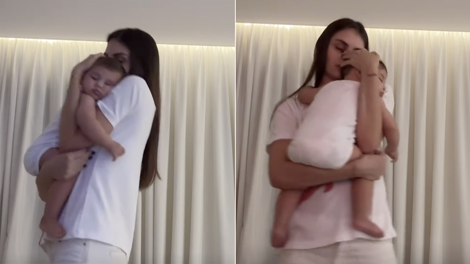 Filha de Neymar Jr, Helena pega no sono com música inusitada