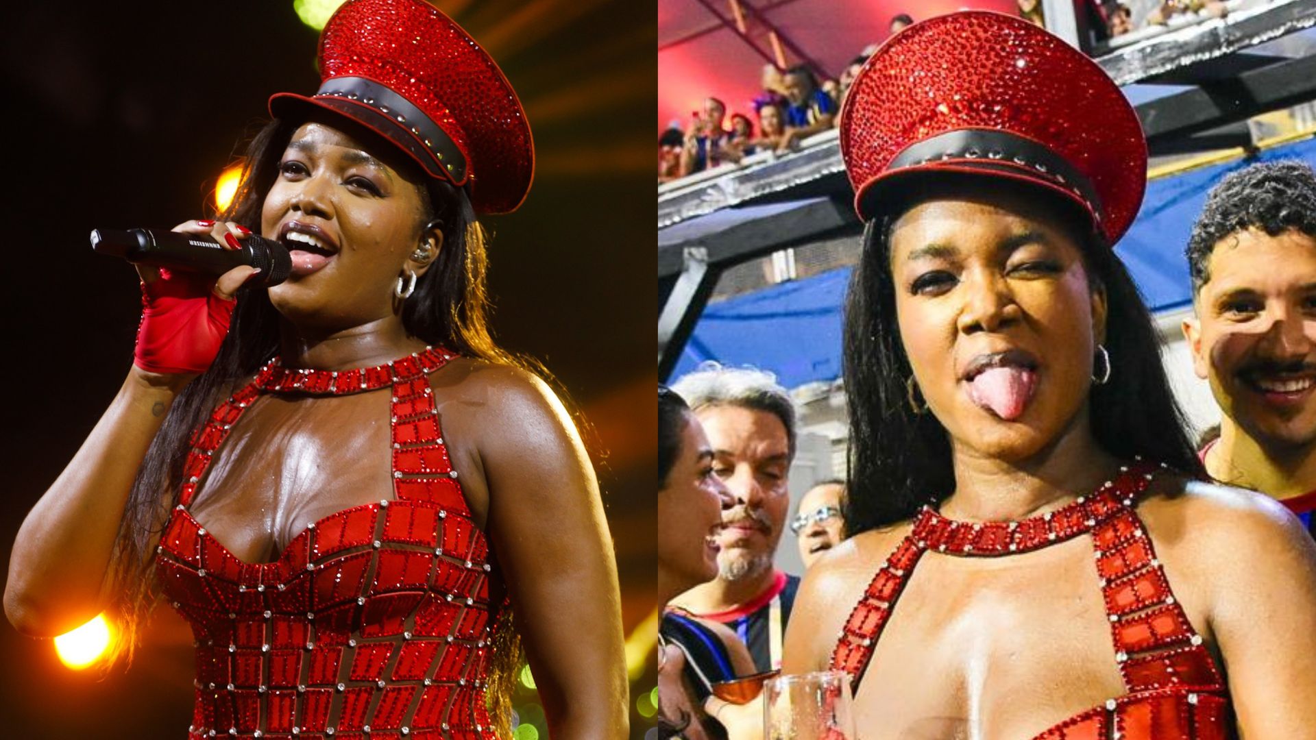 Iza e Yuri Lima curtem primeiro dia de Carnaval em SP juntinhos