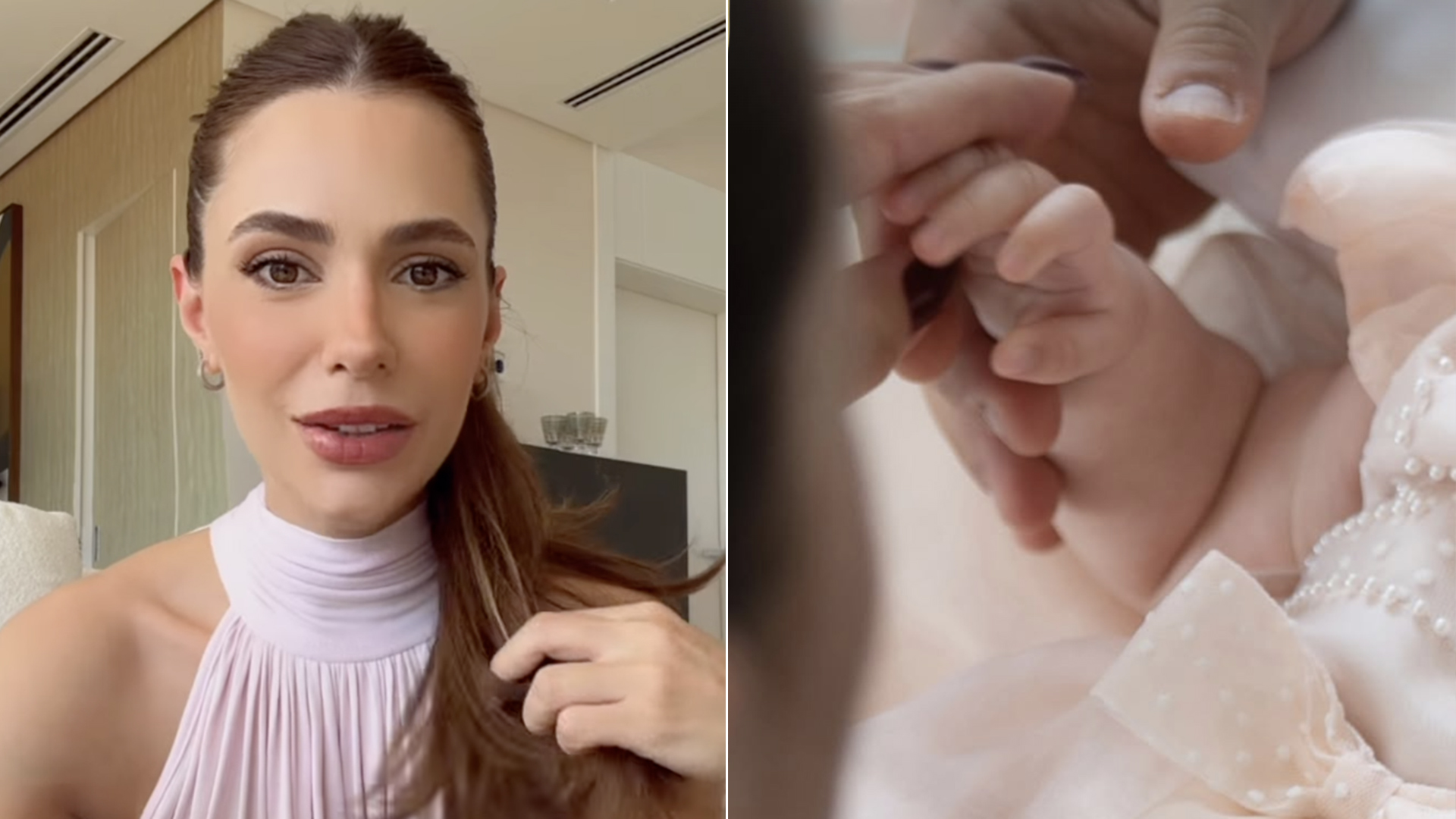 Esposa de Luan Santana celebra os 3 meses da filha. Veja o tema