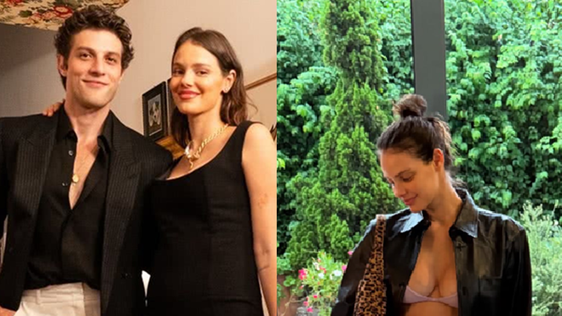 Filha de Laura Neiva e Chay Suede rouba a cena em fotos com a mãe: ‘Familia linda’