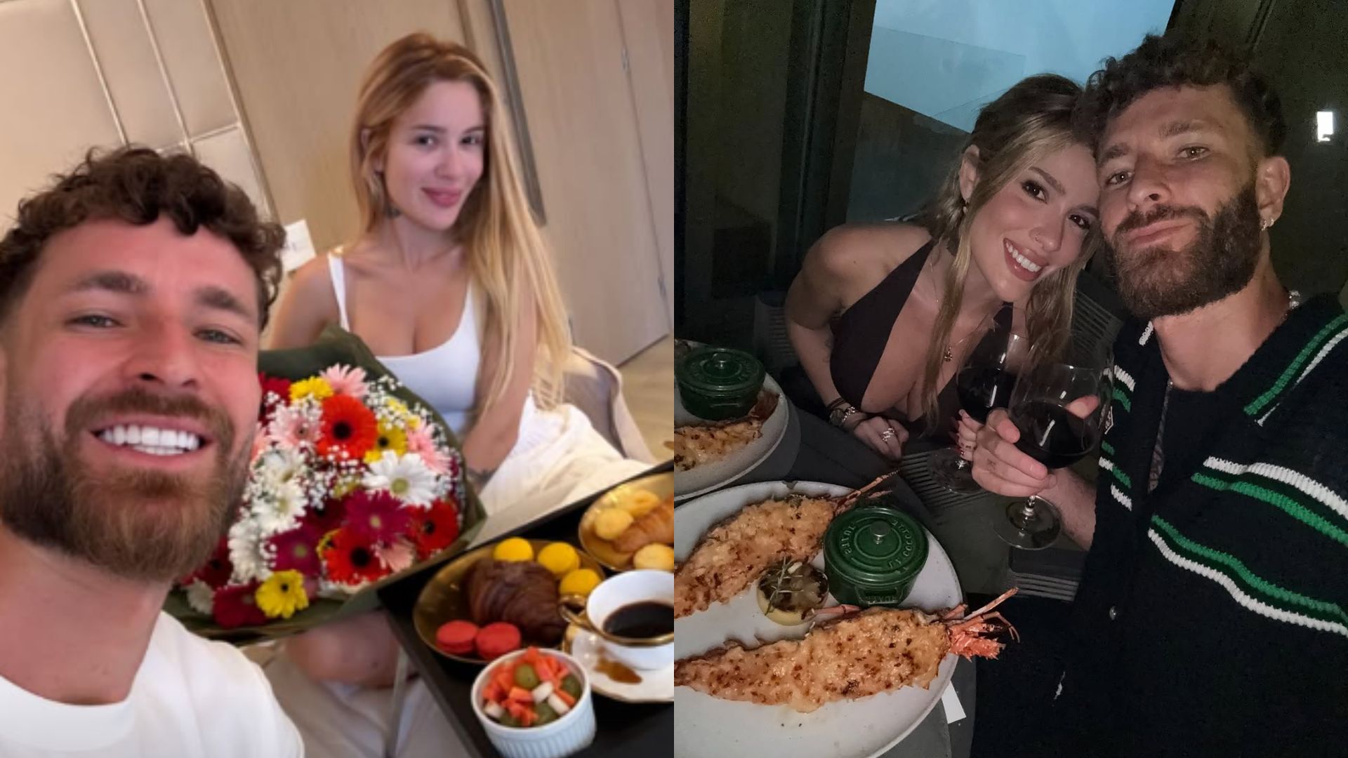 Léo Pereira surpreende Karoline Lima com gesto romântico: ‘Meu Amor’