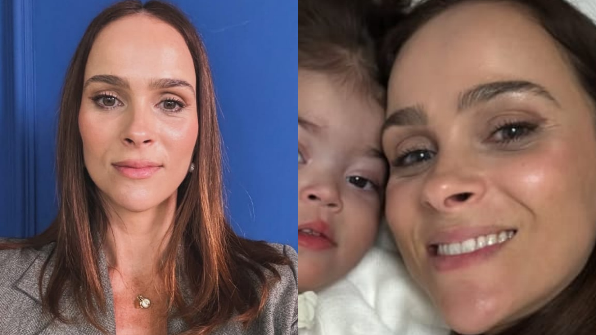 Leticia Cazarré posta foto com a filha no hospital: ‘Juntinho com ela’