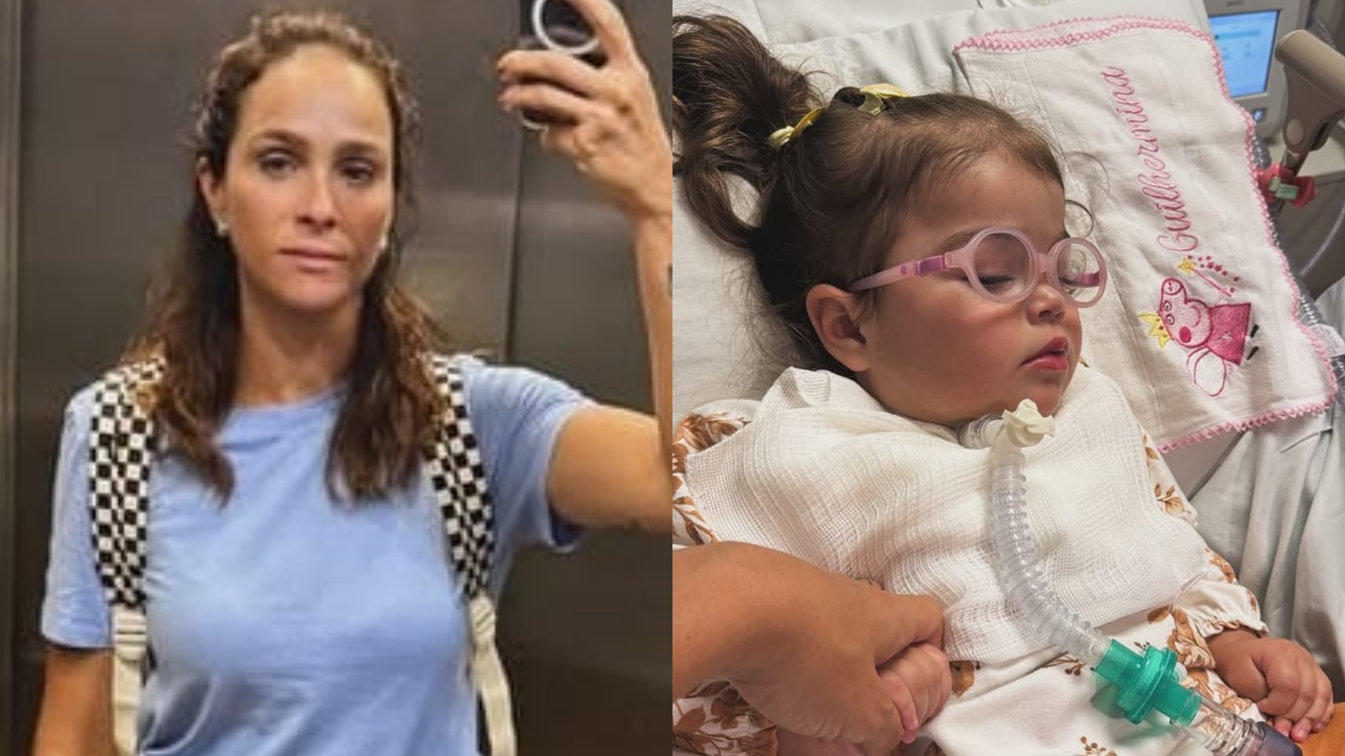 Leticia Cazarré atualiza quadro de saúde da filha após internação