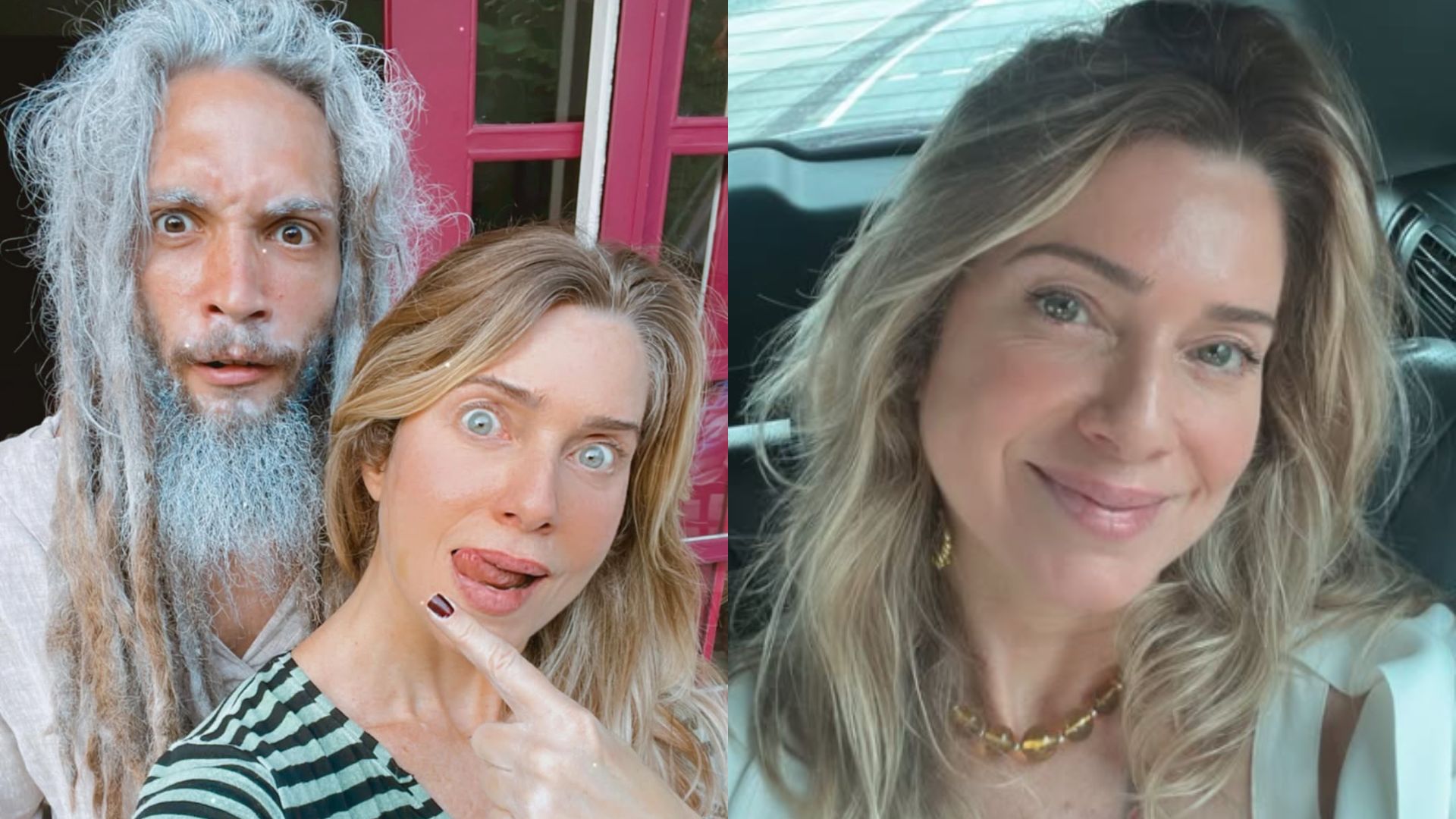 Ex de Letícia Spiller compartilha foto ao lado da atriz após anúncio de novo namoro