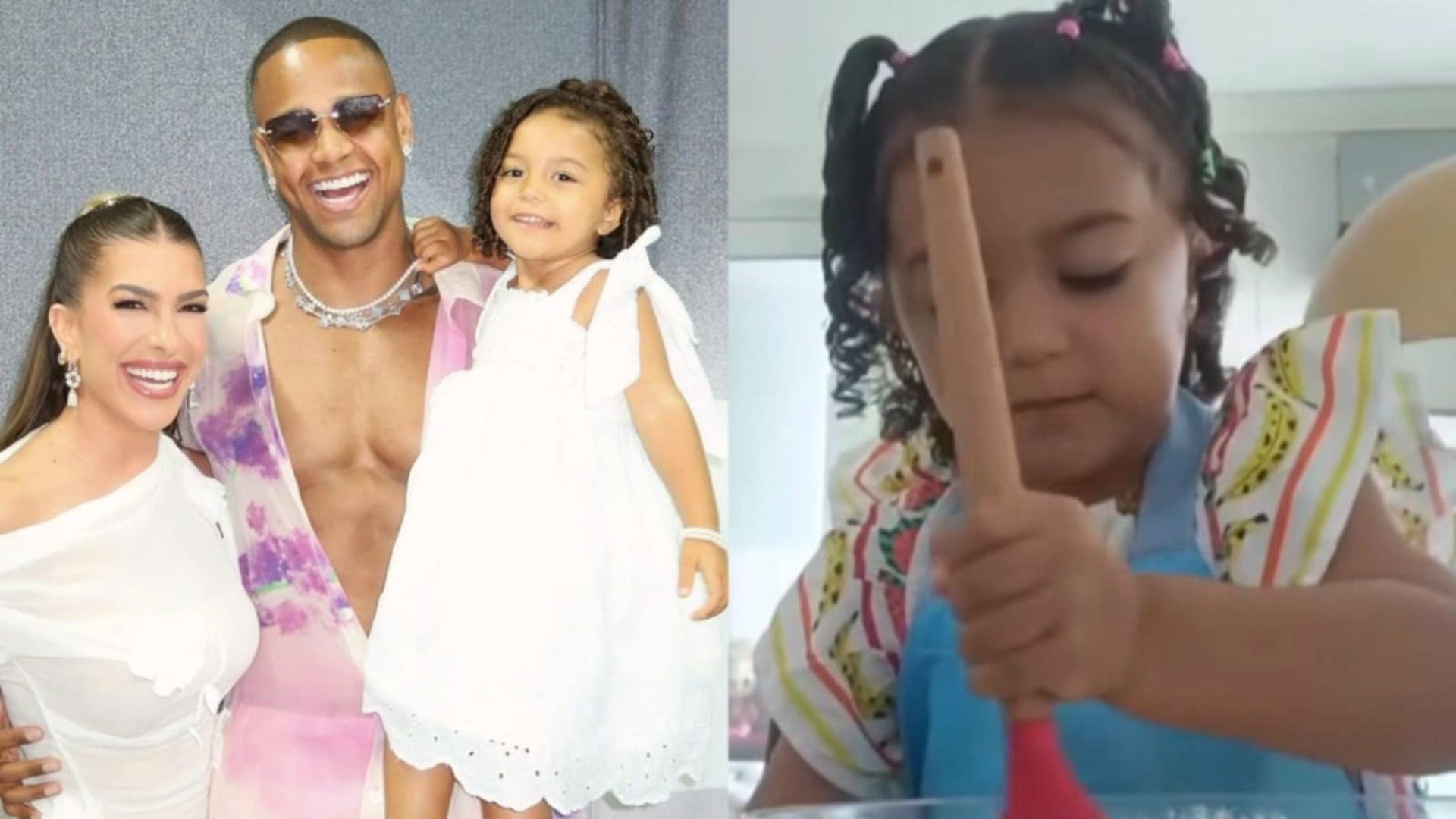 Lore Improta encanta ao mostrar a filha fazendo receita: ‘Que fofura’