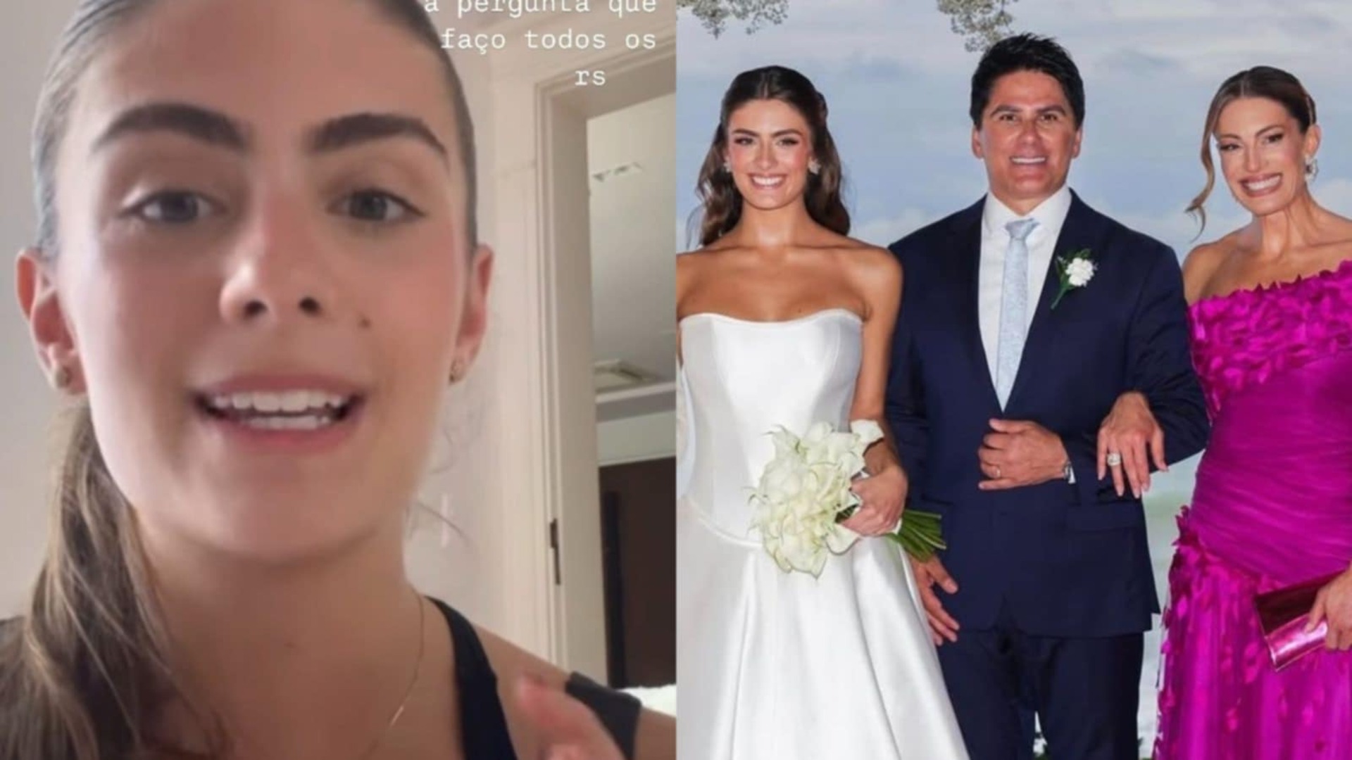 Luma Cesar explica por que está morando na casa dos pais após casamento