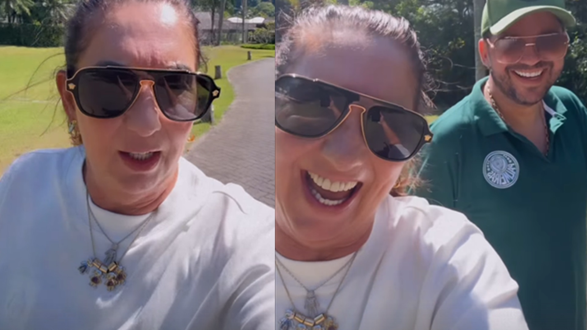 Mãe de Virginia Fonseca compartilha momento com o namorado: ‘Vai ter que fazer’