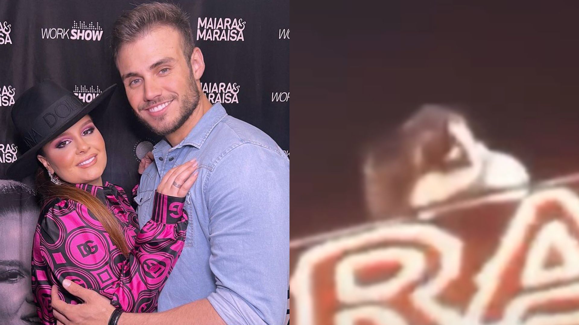 Maiara oficializa volta do relacionamento com Matheus Gabriel com beijão em cima do trio