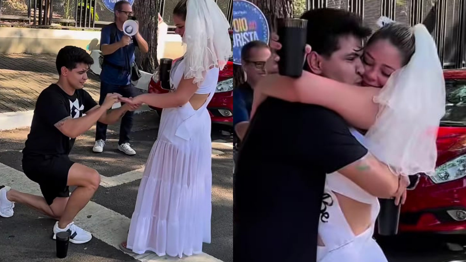 Maria Cavalcante se casa com Cristiano Deyvid em bloco de Carnaval