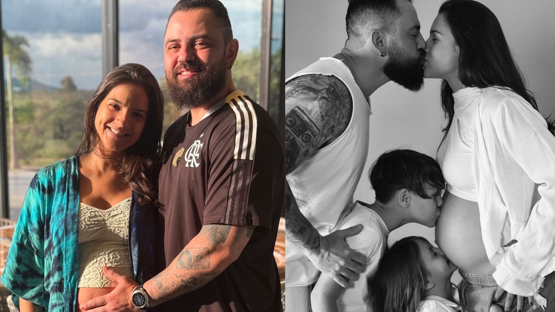 Mateus, da dupla com Jorge, anuncia o nascimento do terceiro filho, Dante
