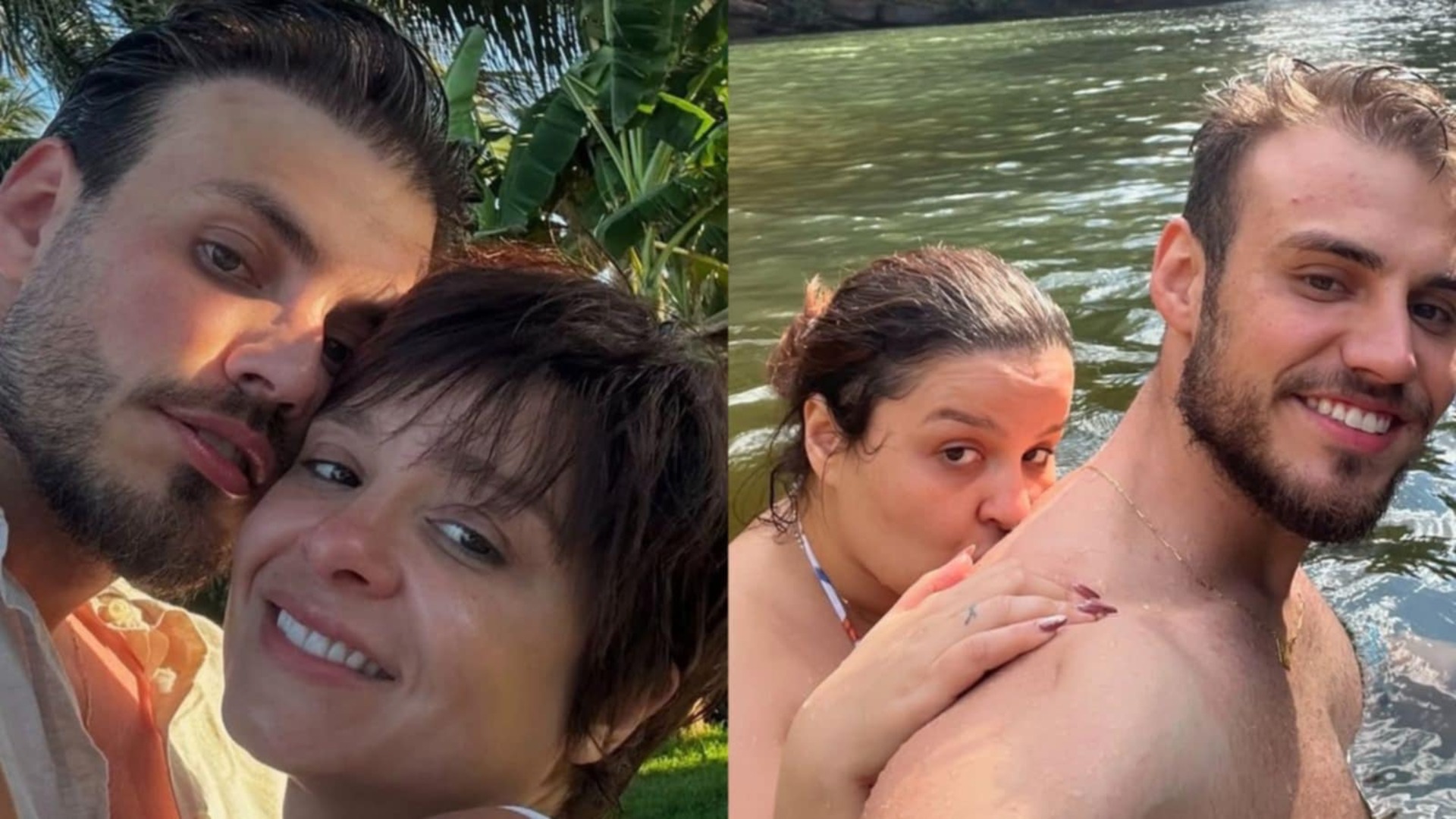 Matheus Gabriel posta fotos antigas e atuais de seu namoro com Maiara; veja