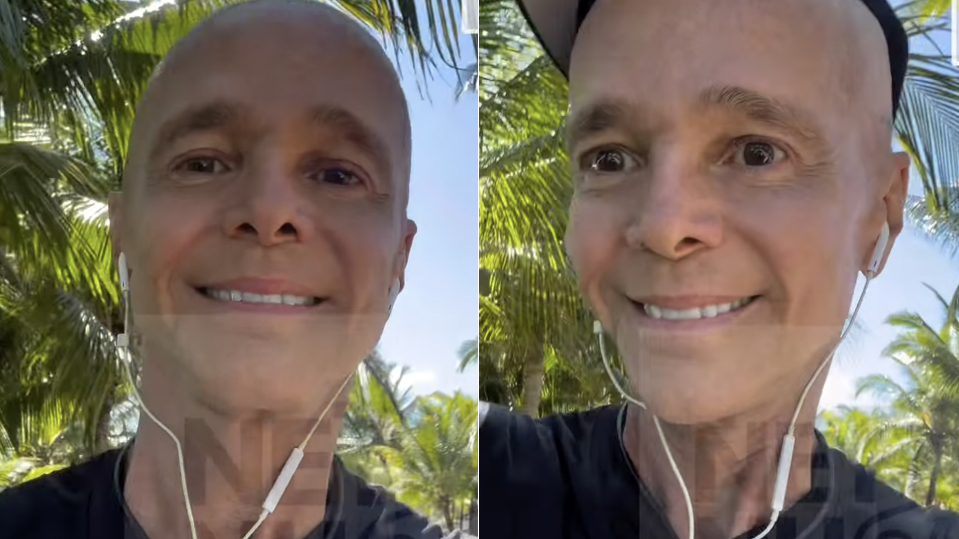 Netinho exibe novo vídeo durante tratamento contra o câncer