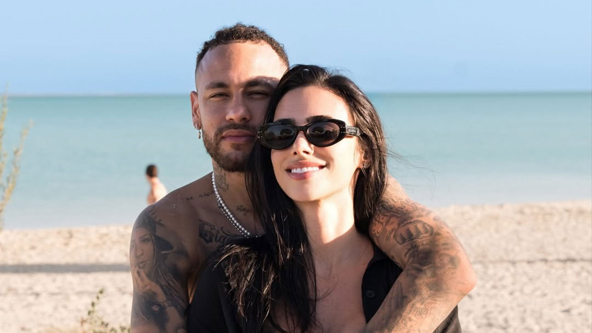 Bruna Biancardi mostra momento fofo com Neymar e Mavie: ‘Nós quatro’