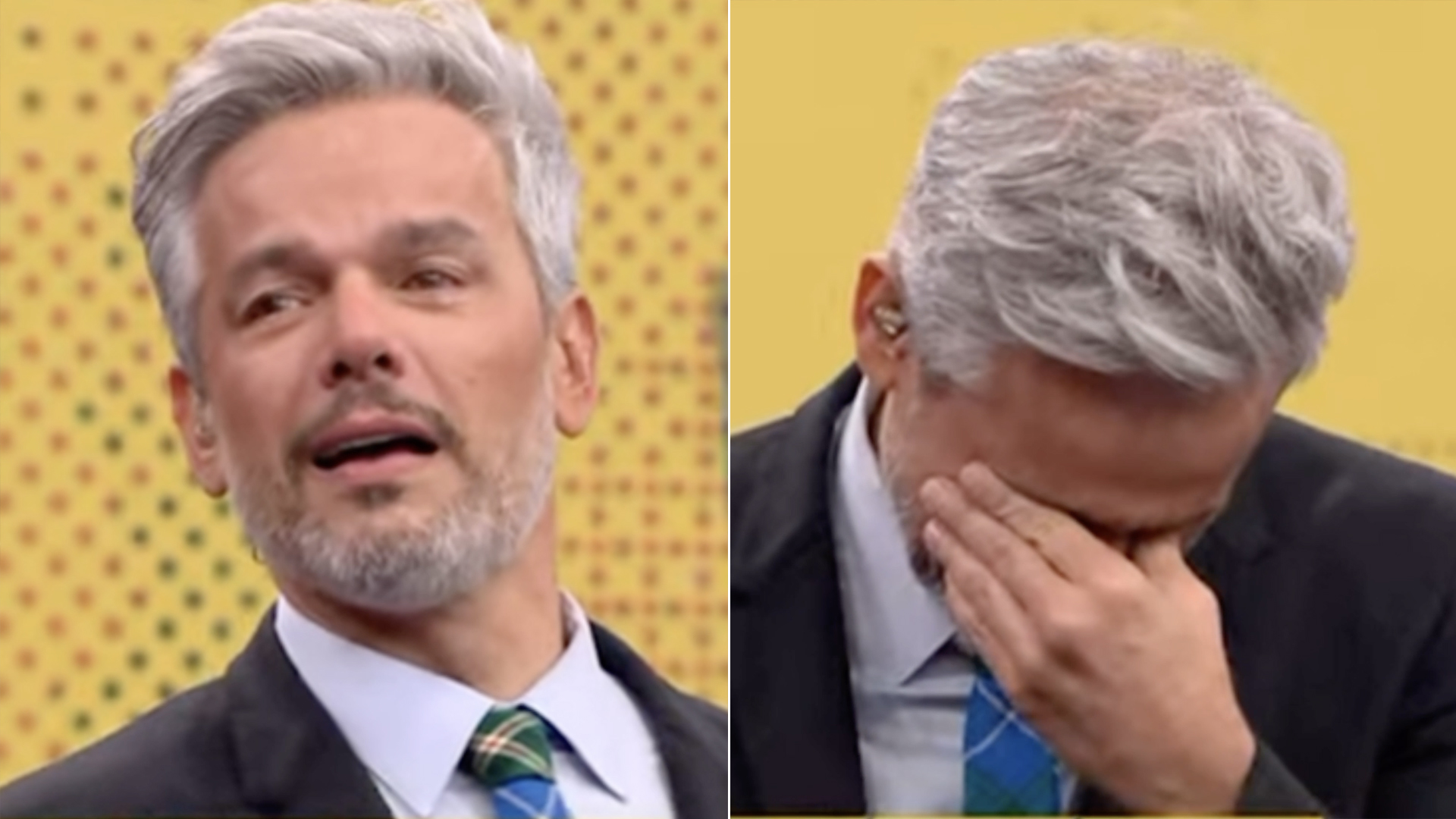 Otaviano Costa chora ao ouvir Bruna Karla cantar música gospel na TV