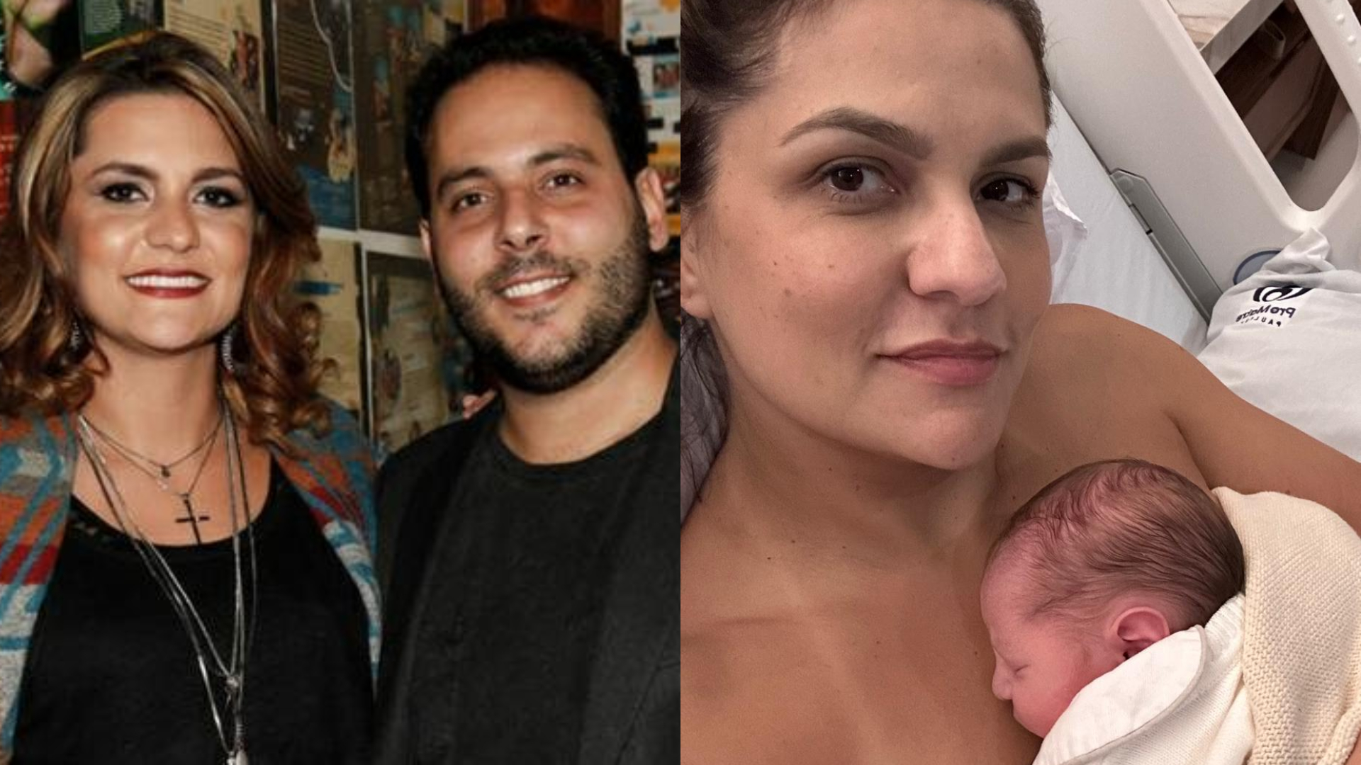 Paula Barbosa dá à luz Arthur, seu segundo filho com produtor musical Diego Dalia