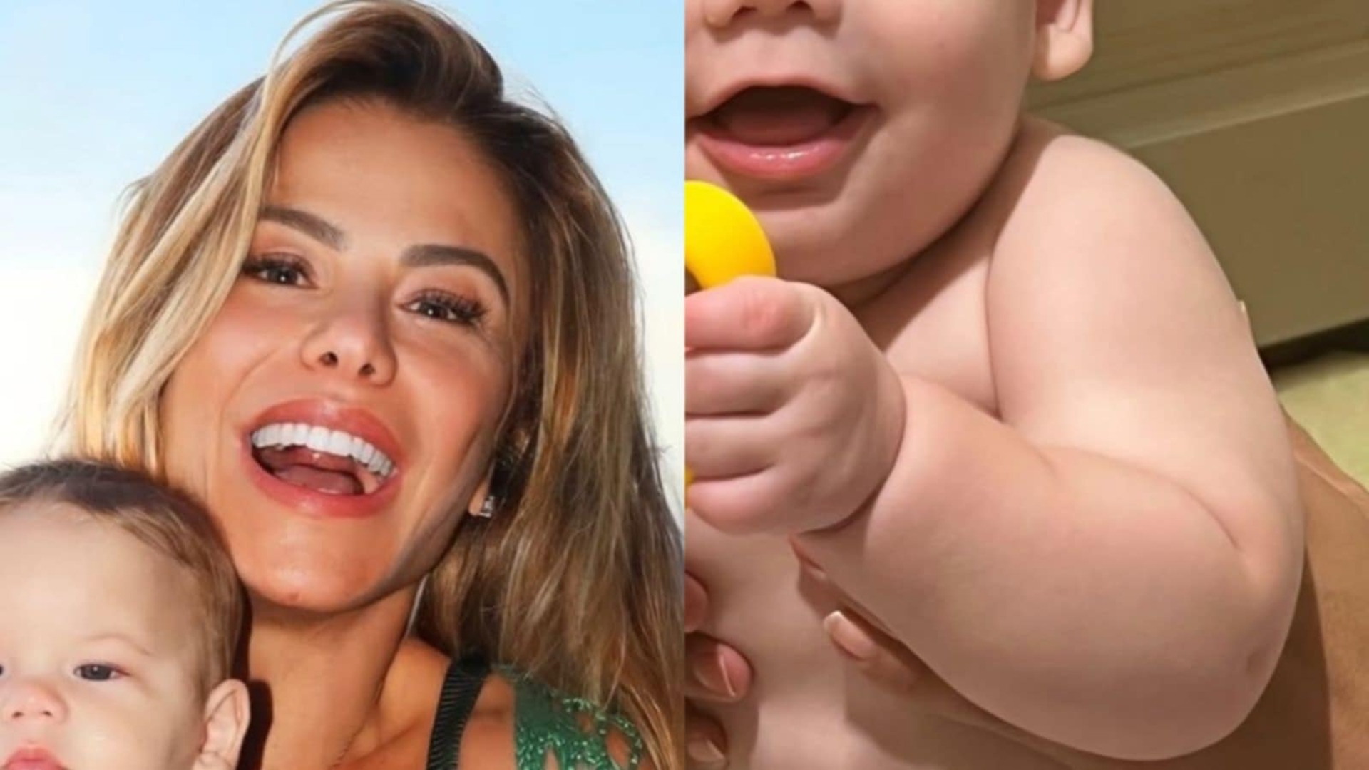 Poliana Rocha mostra foto fofíssima do neto: ‘Precioso’
