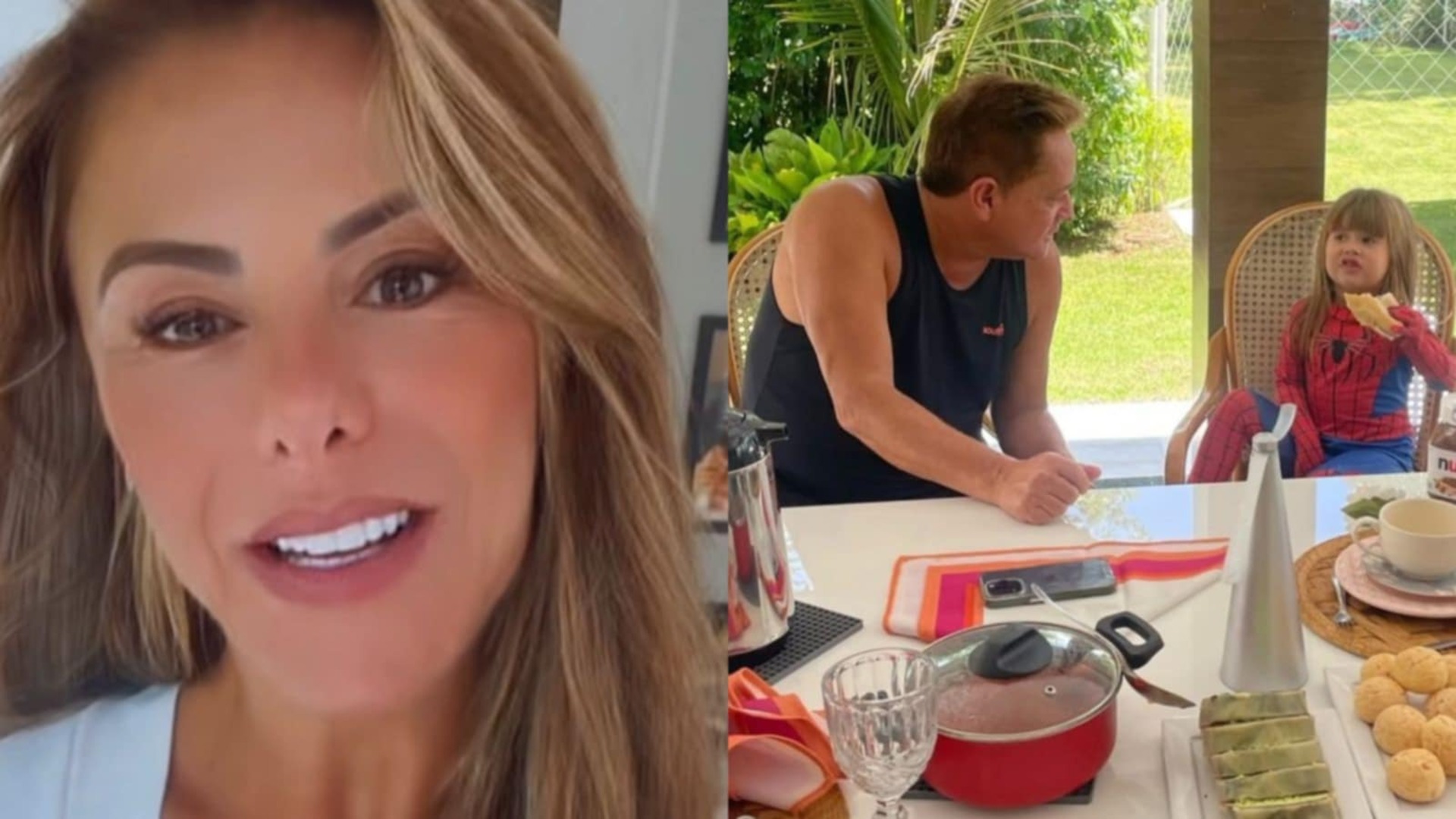 Poliana Rocha mostra momento fofo de Leonardo com a neta; veja