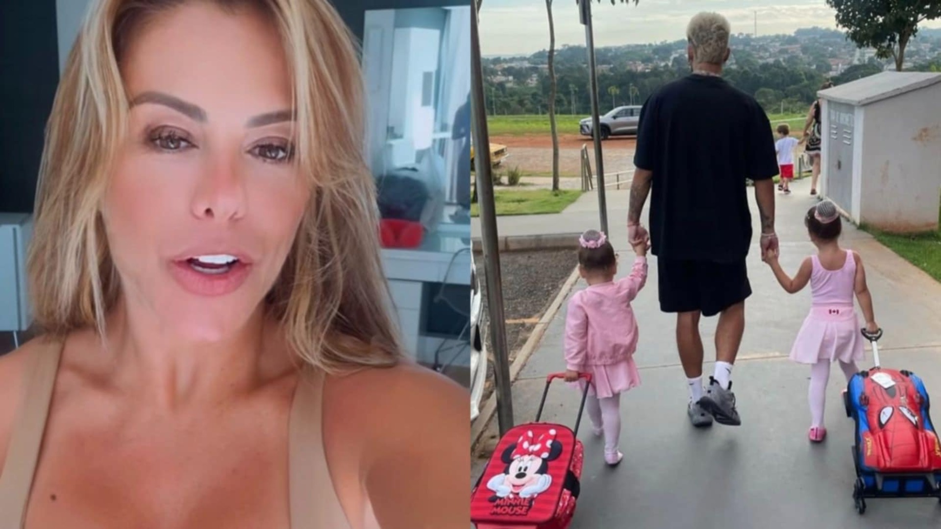 Poliana Rocha se emociona ao ver postura de Zé Felipe com as filhas: ‘Não foi fácil’