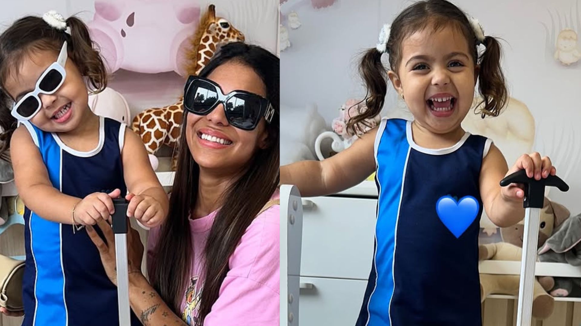 Tays Reis encanta ao mostrar a filha indo para a escola: ‘Feliz e sorridente’