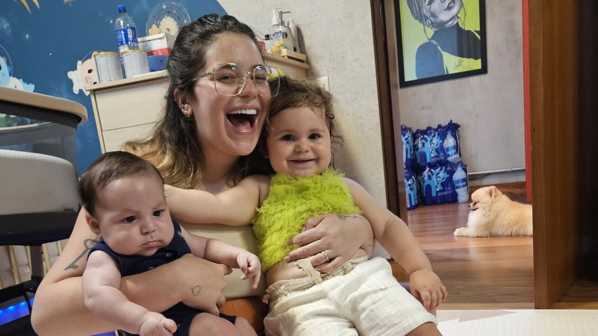 Viih Tube mostra momento fofíssimo entre os filhos Lua e Ravi