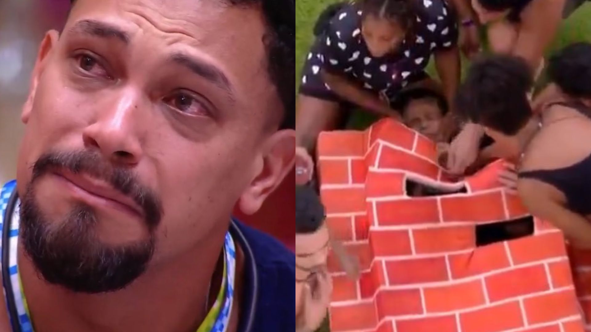 BBB 25: Vinicius tem crise de choro após mal-estar de Vilma: ‘Foi por mim’