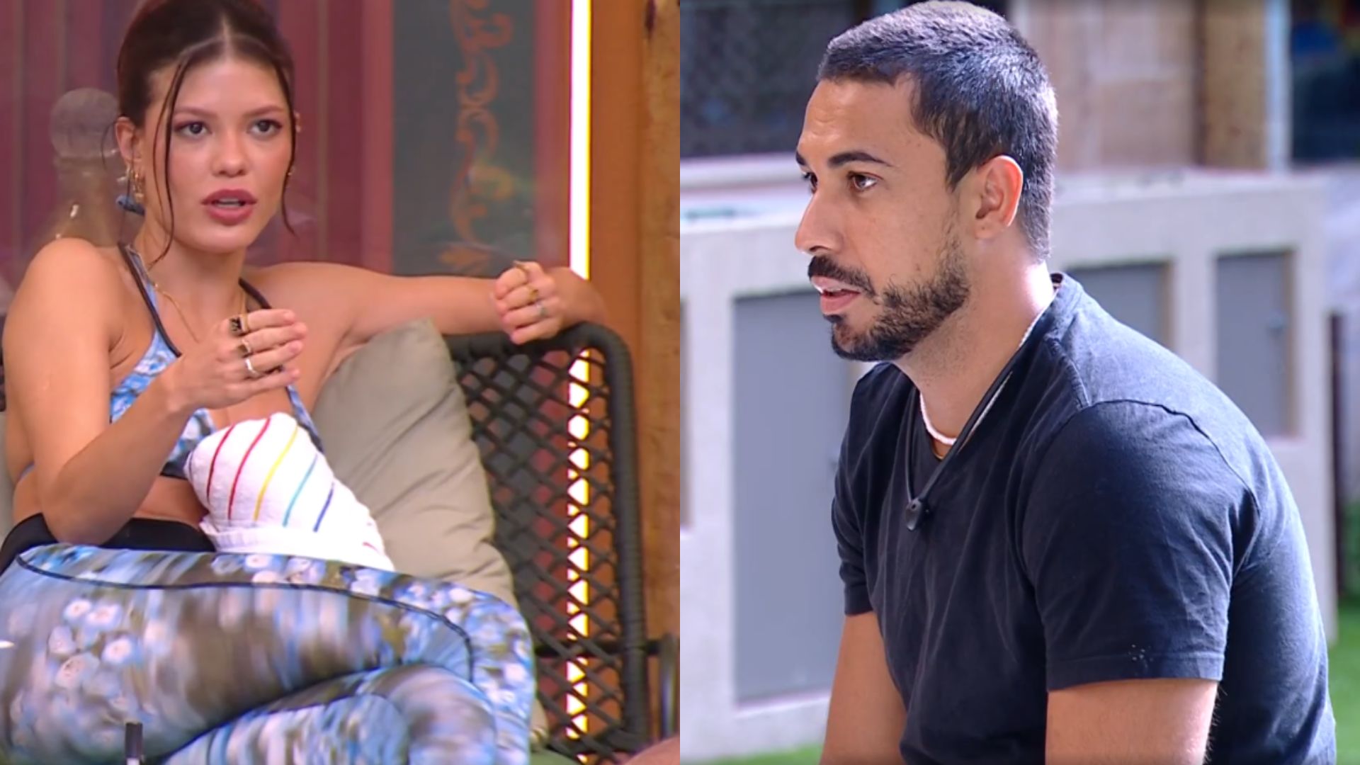 BBB 25: Maike exalta Vitória Strada: ‘Nunca você está feia’