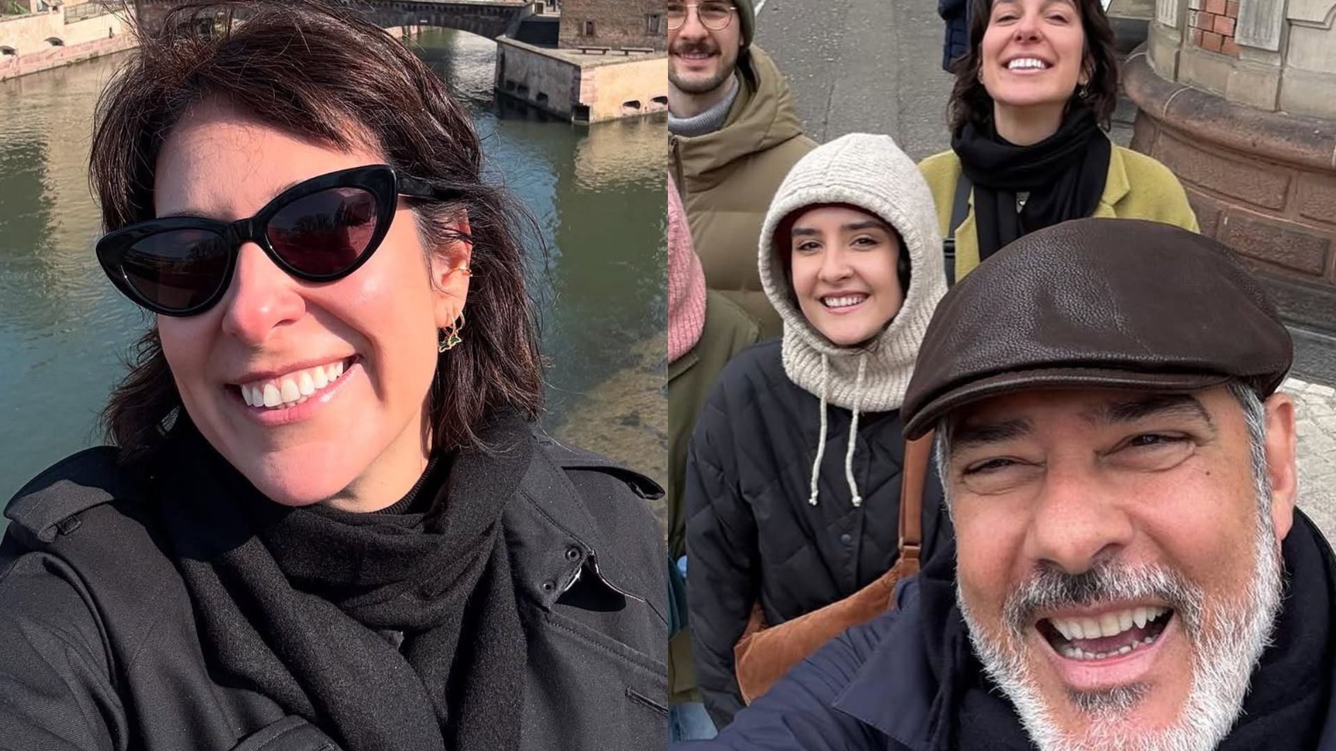 Esposa de William Bonner mostra fotos de férias do casal na França