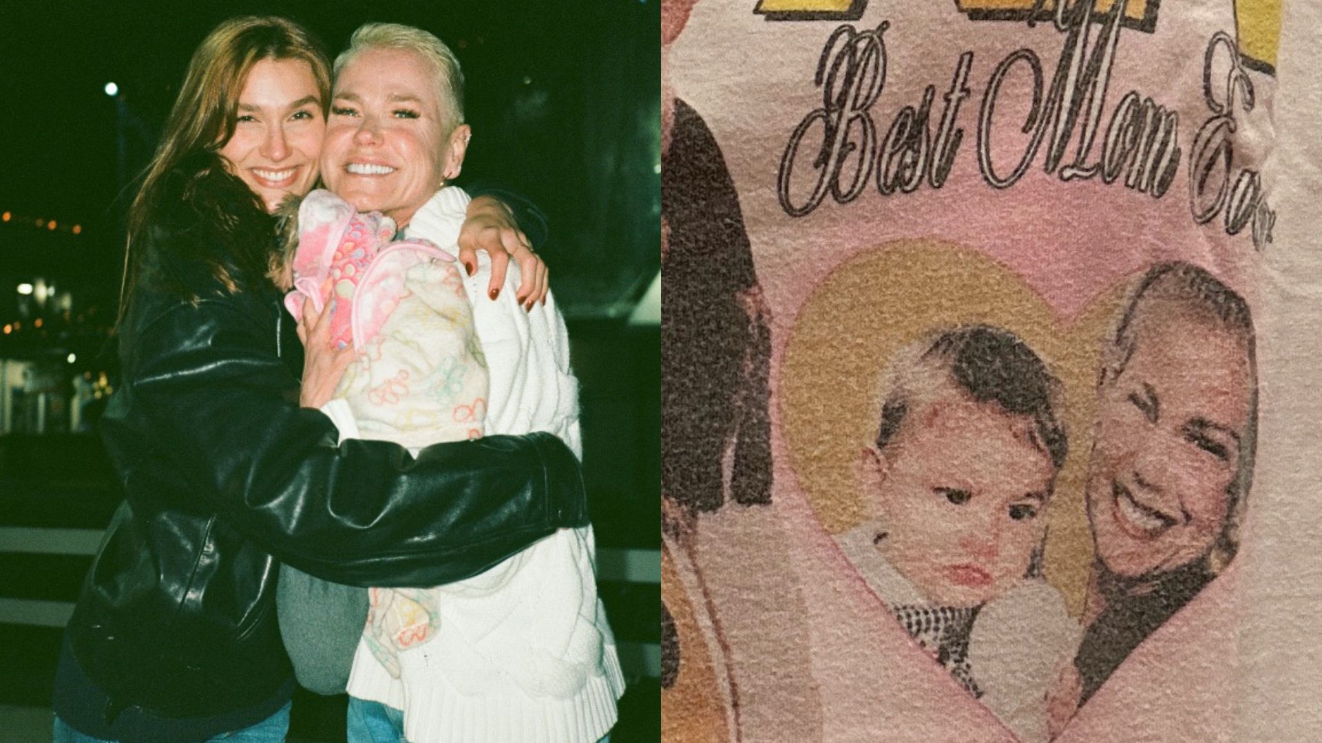 Xuxa Meneghel ganha homenagem de Sasha em aniversário de 62 anos