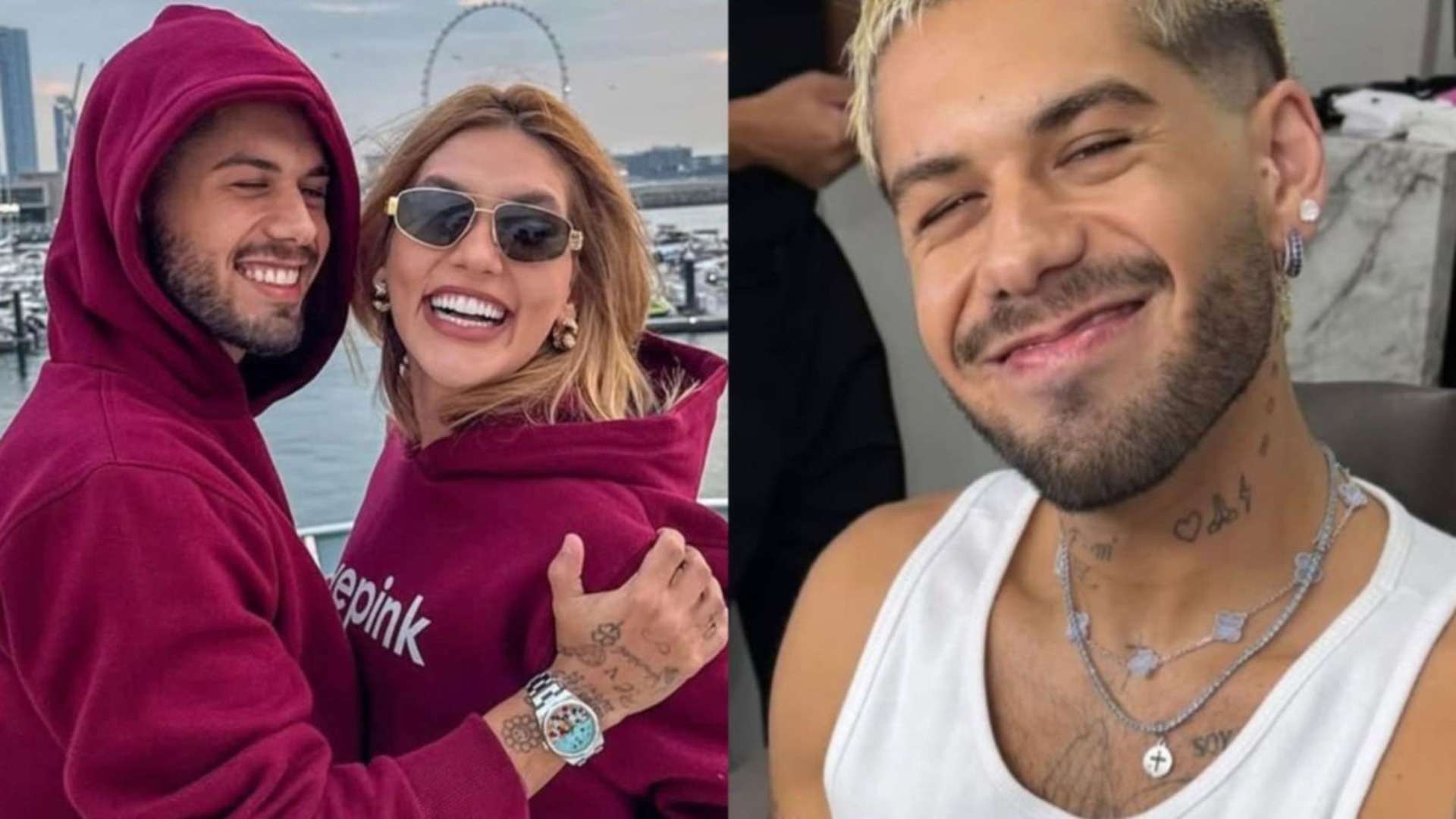 Zé Felipe ganha surpresa de Virginia Fonseca no trabalho: ‘Minha gata’
