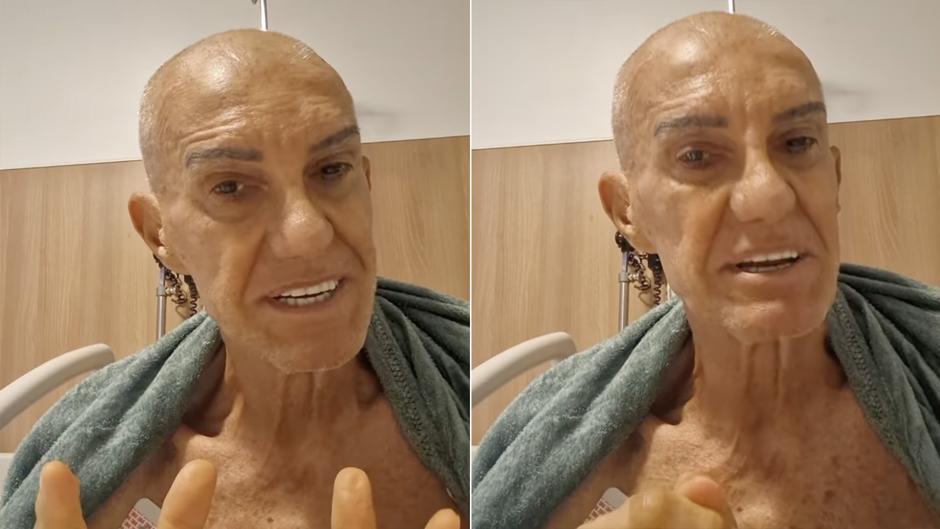 Amin Khader passa por procedimento em hospital: ‘Quase infartei’