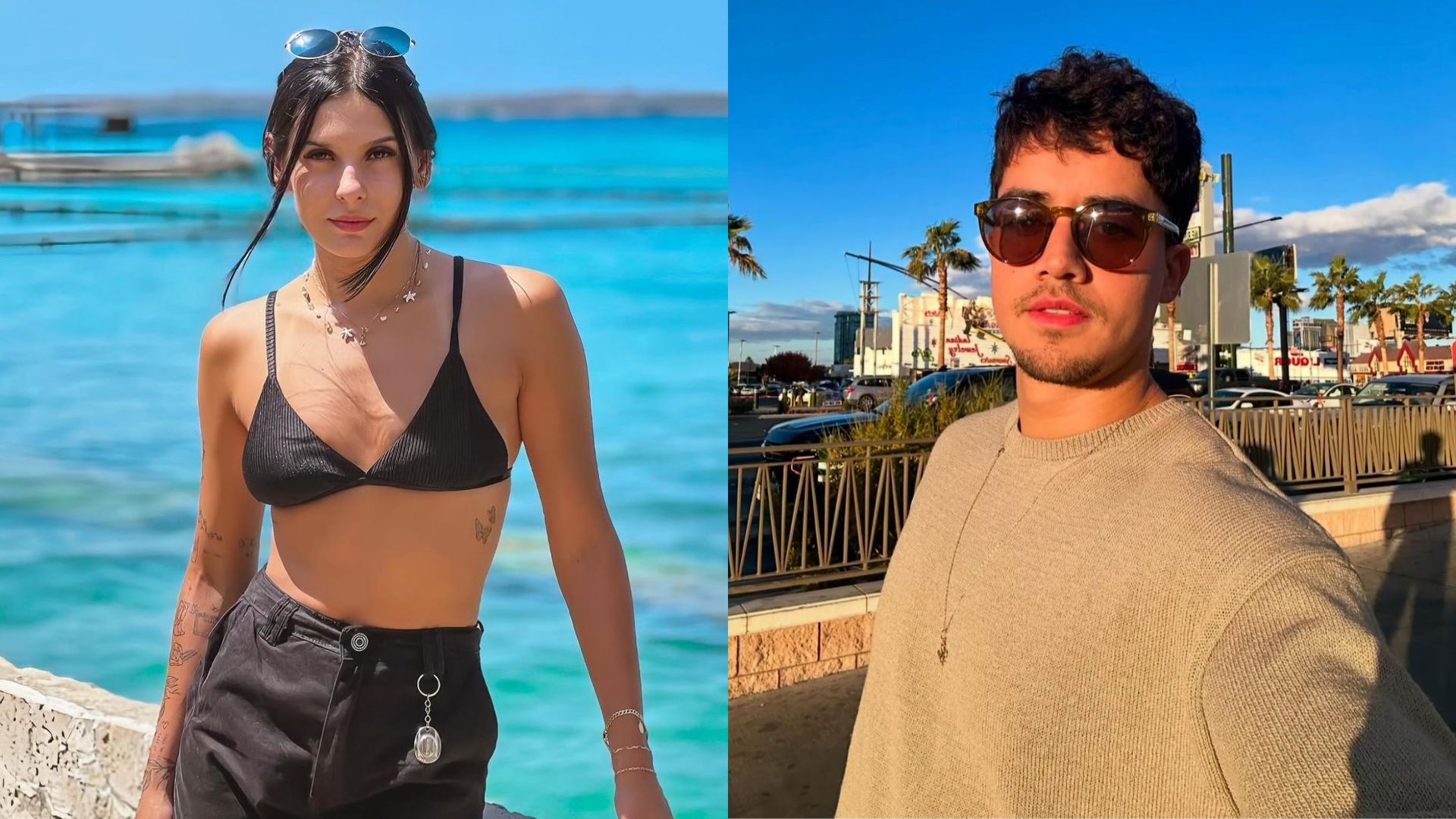 Ana Castela levanta rumores ao curtir praia ao lado de ator brasileiro