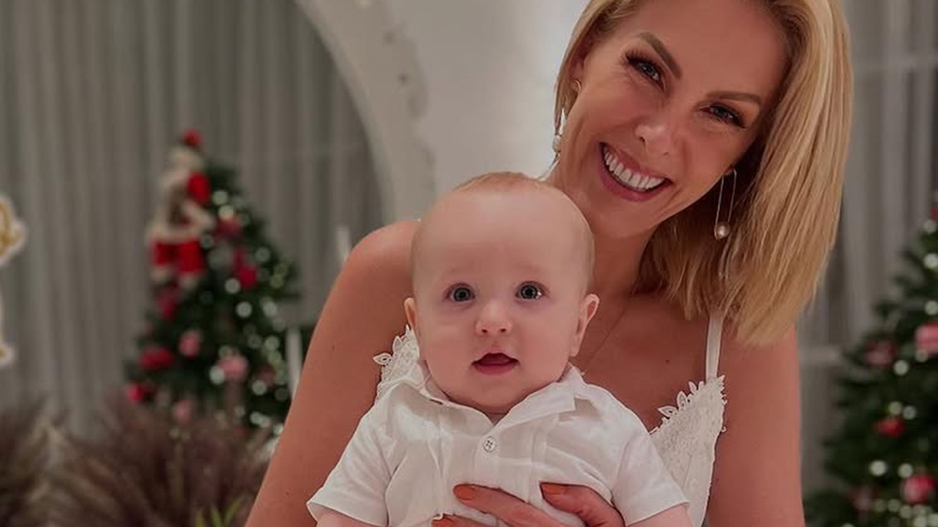 Ana Hickmann encanta com homenagem para sobrinho caçula