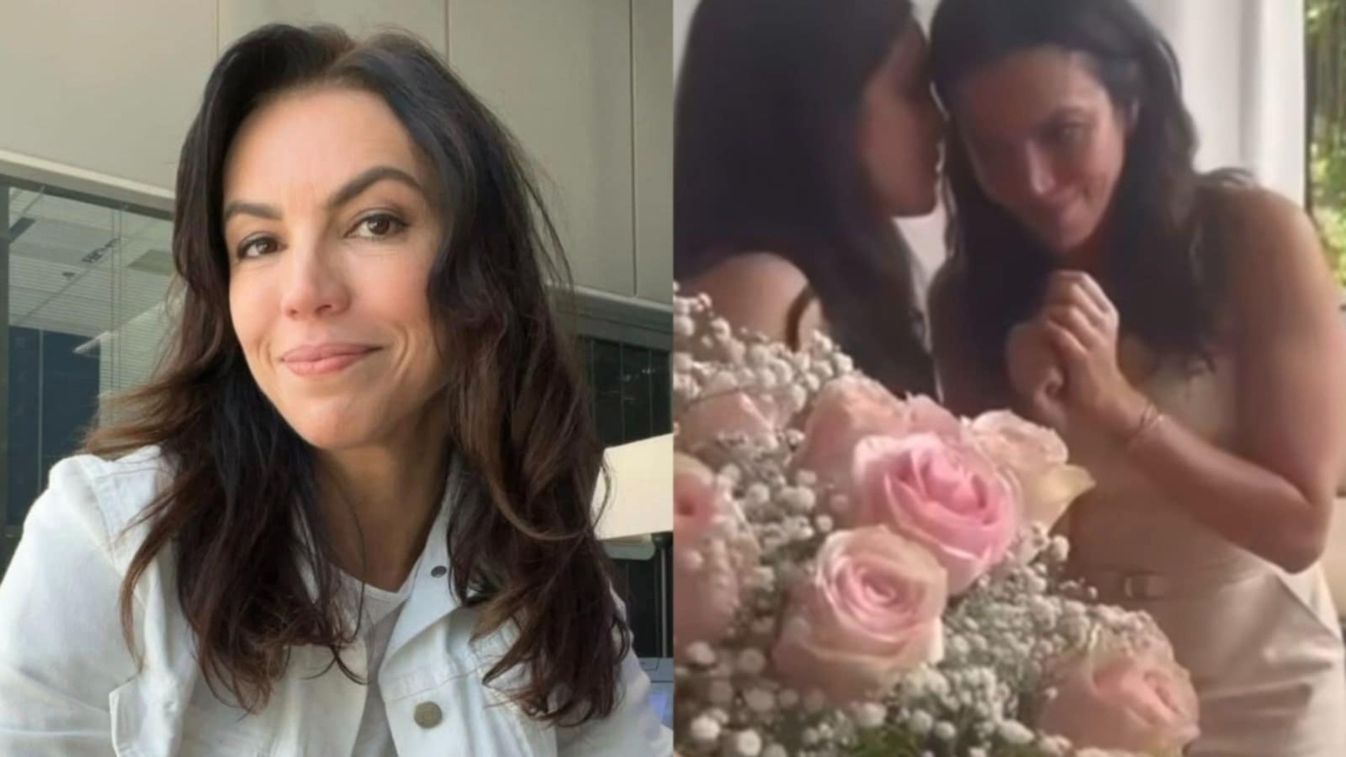 Ana Paula Araujo surge com a filha em sua festa de aniversário