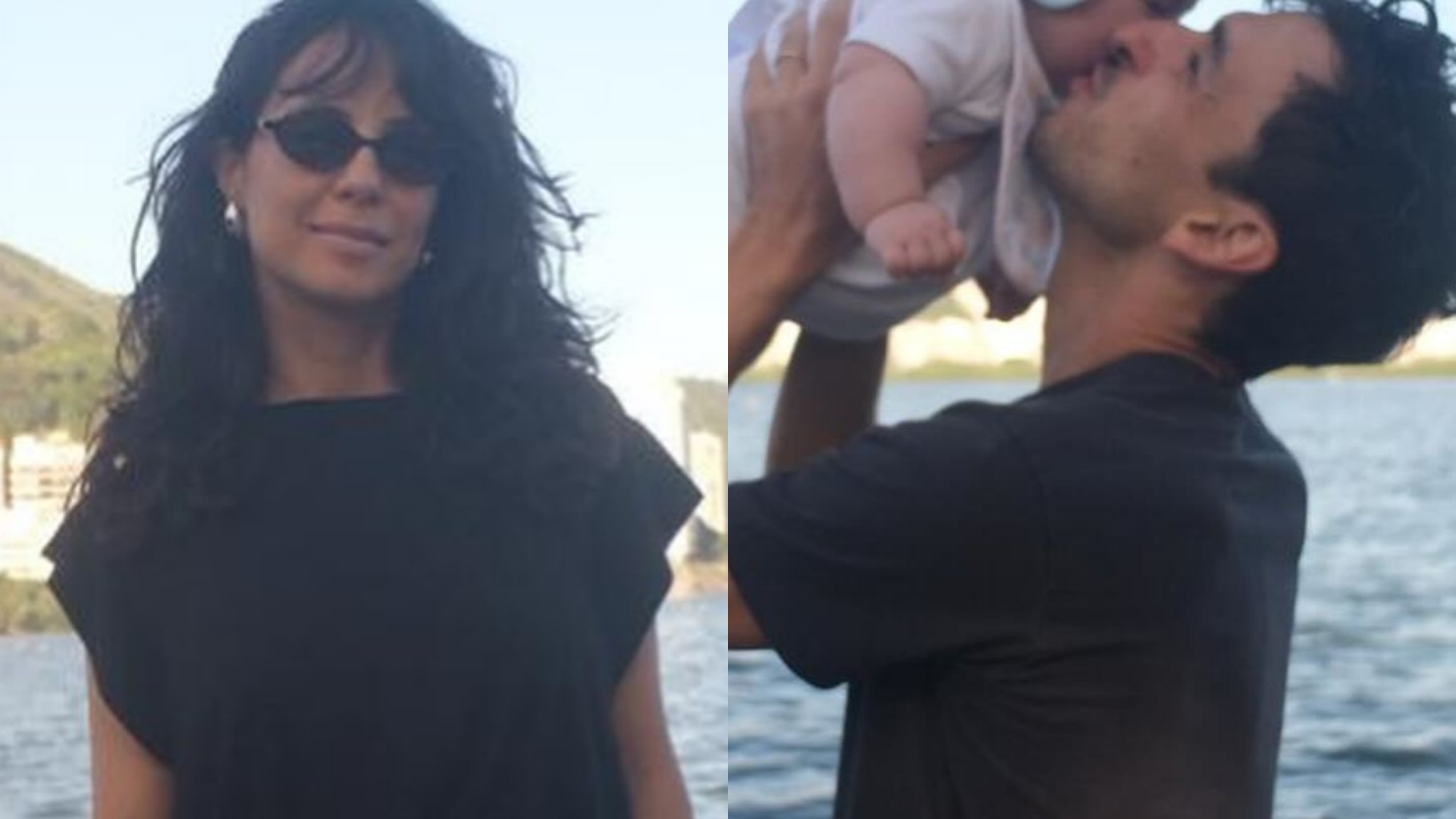 Andréia Horta encanta ao postar cliques raros com o marido e a filha