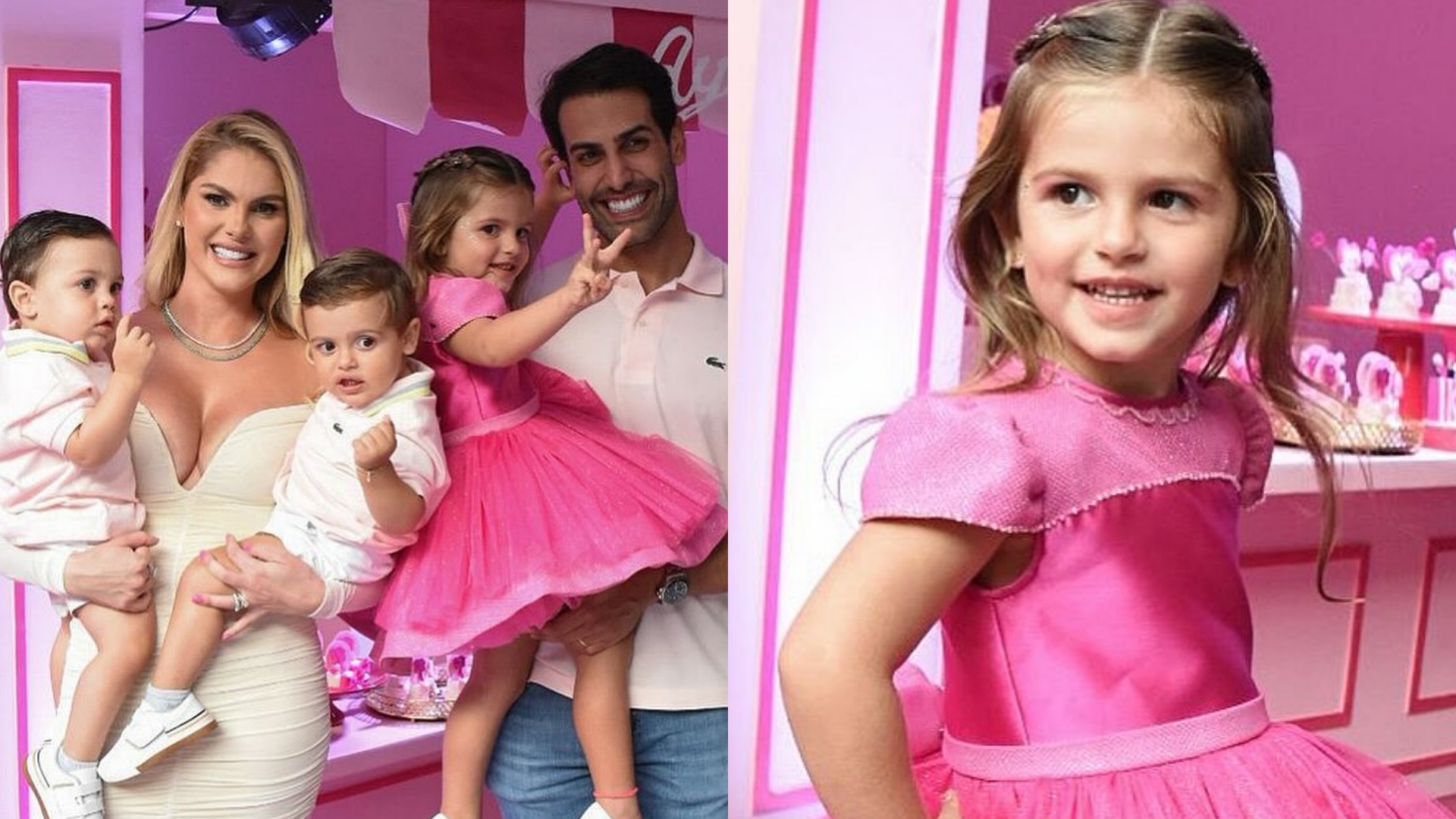Bárbara Evans abre álbum de fotos da festa luxuosa da filha: ‘Grande sonho’